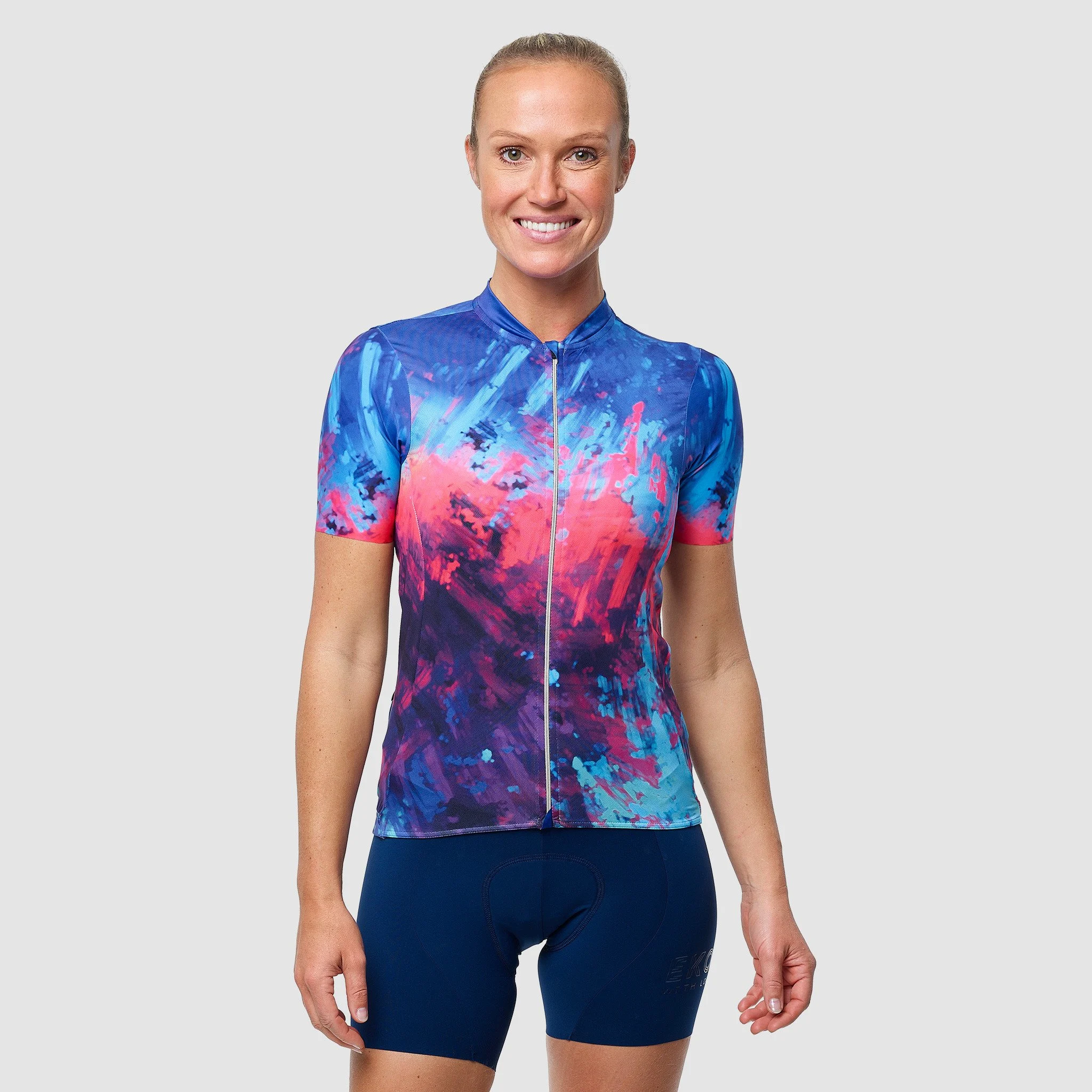 EKOI BLURRED Women's jersey Blue