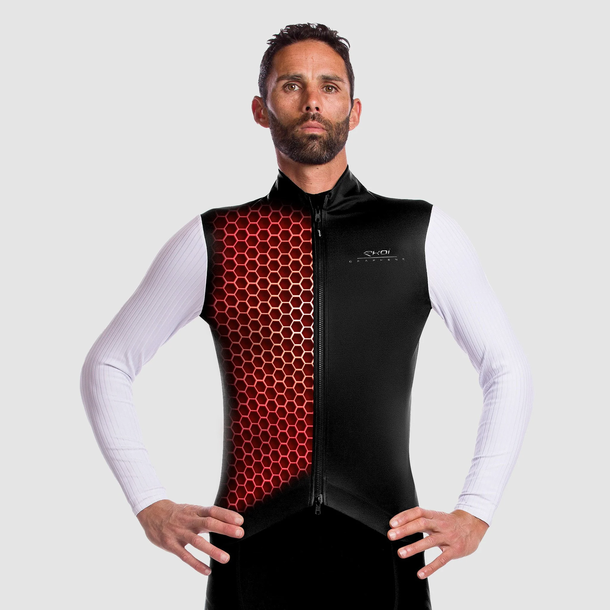 EKOI GRAPHENE White thermal jacket