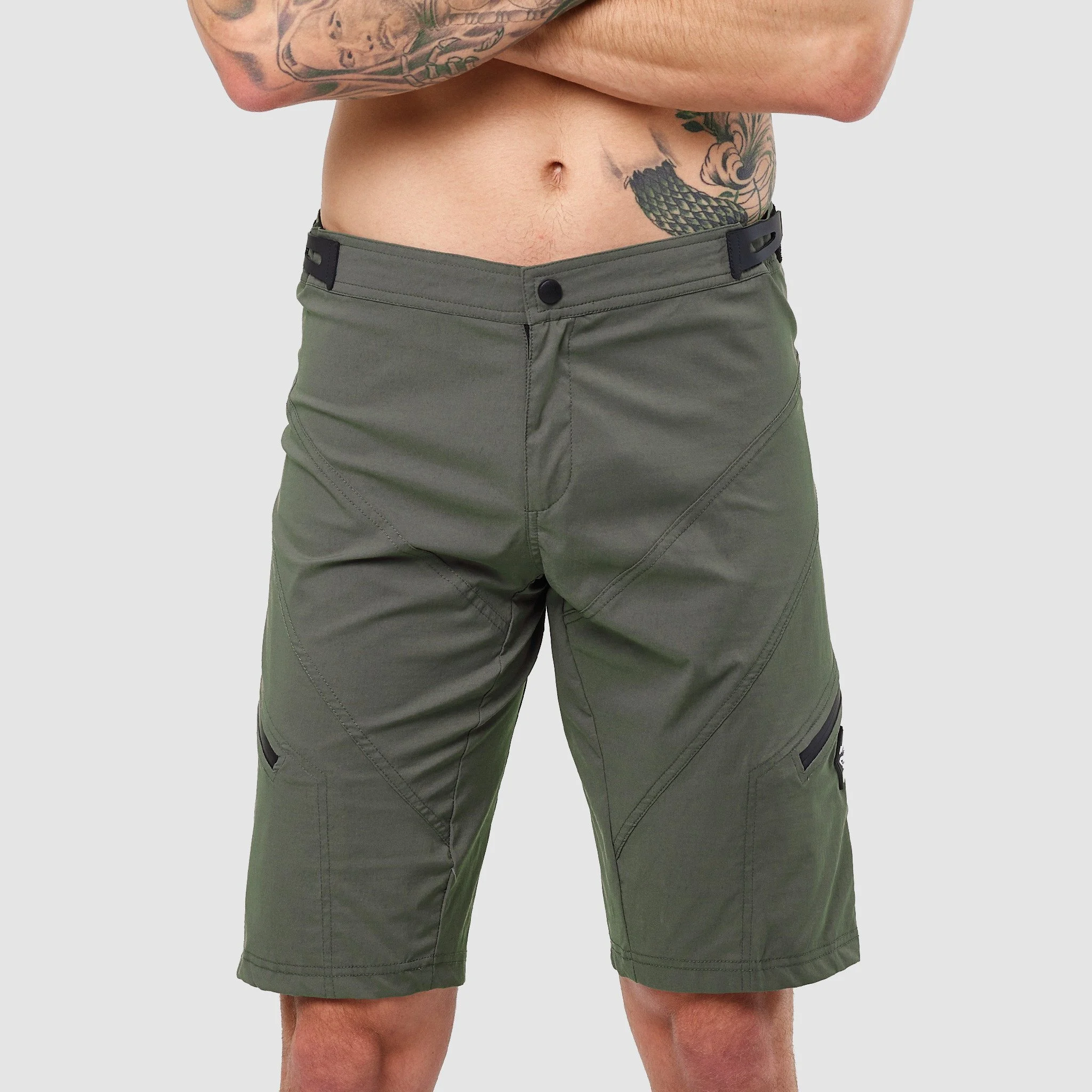 Unisex Shorts EKOI GRAVEL CONFORT Kaki