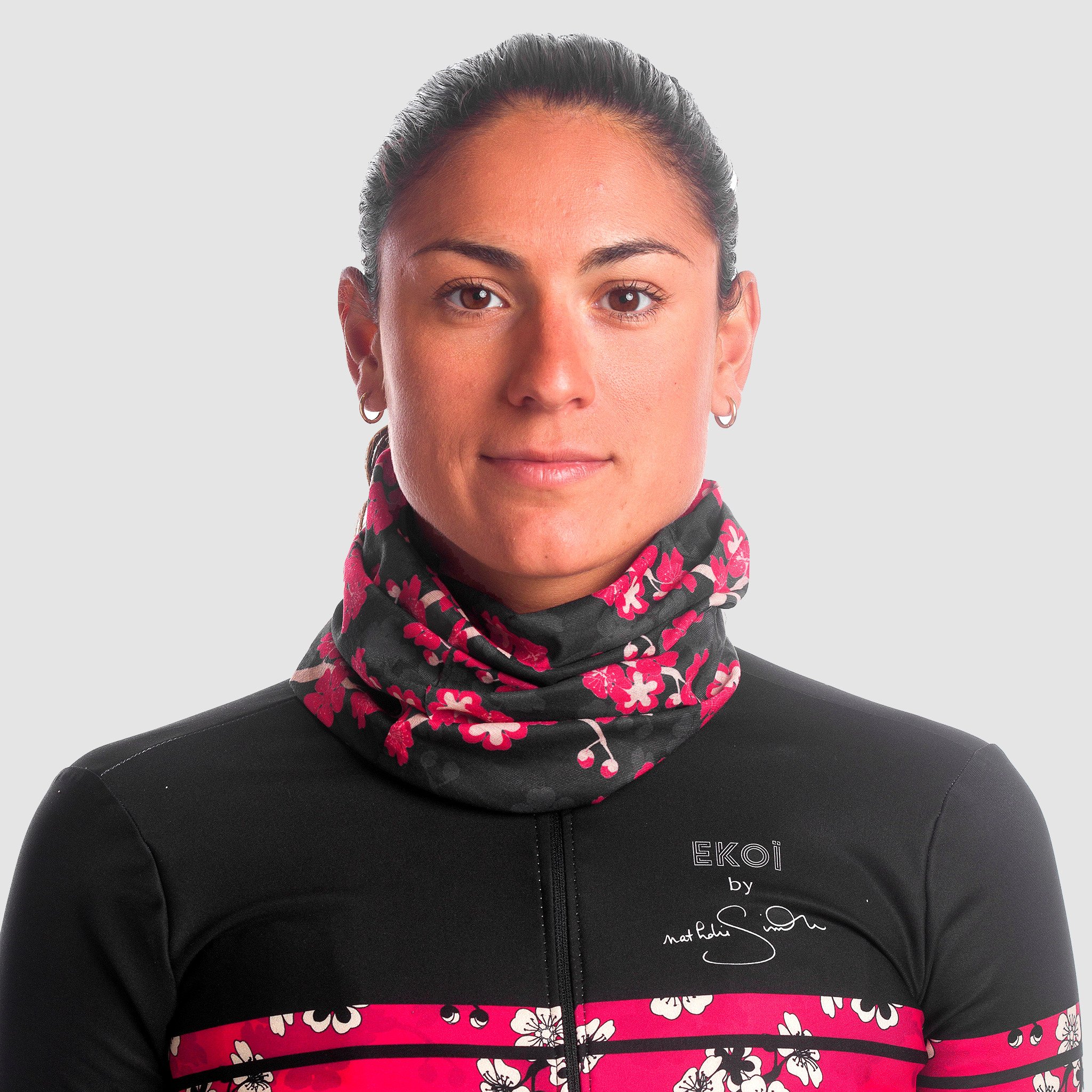 Nathalie Simon black neck tube by