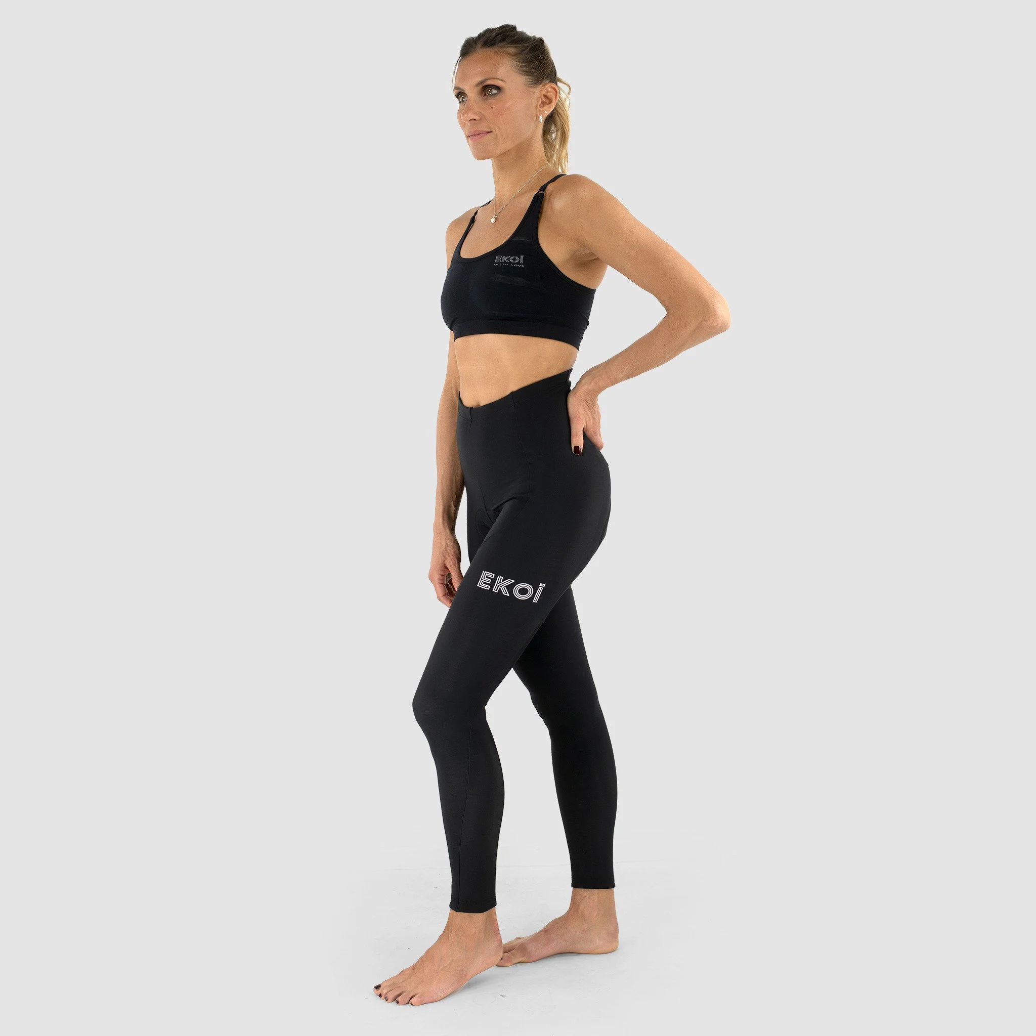 EKOI CORE BLACK WOMEN's BIB TIGHTS