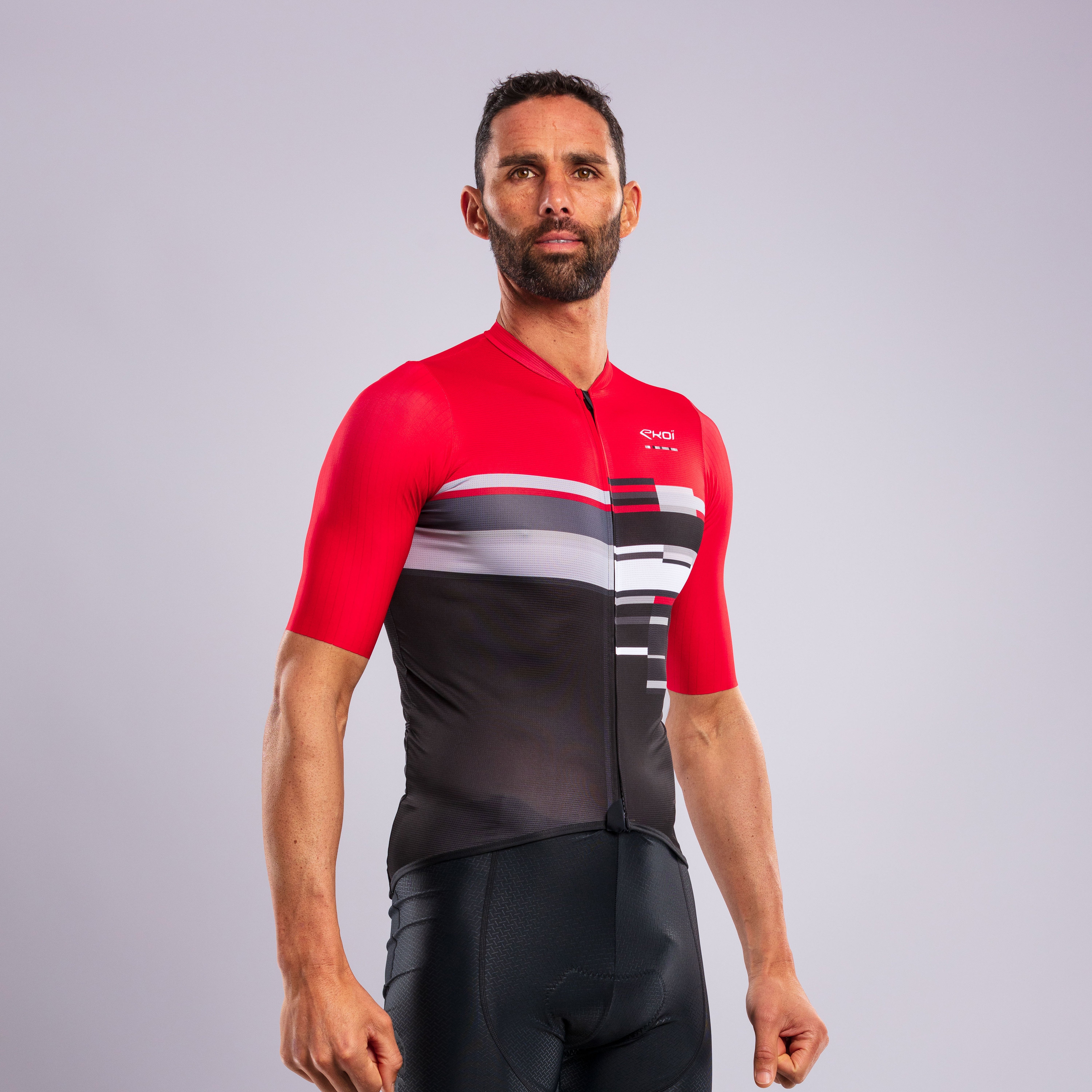 Maillot EKOI Perf COLOR BLOCK Rouge