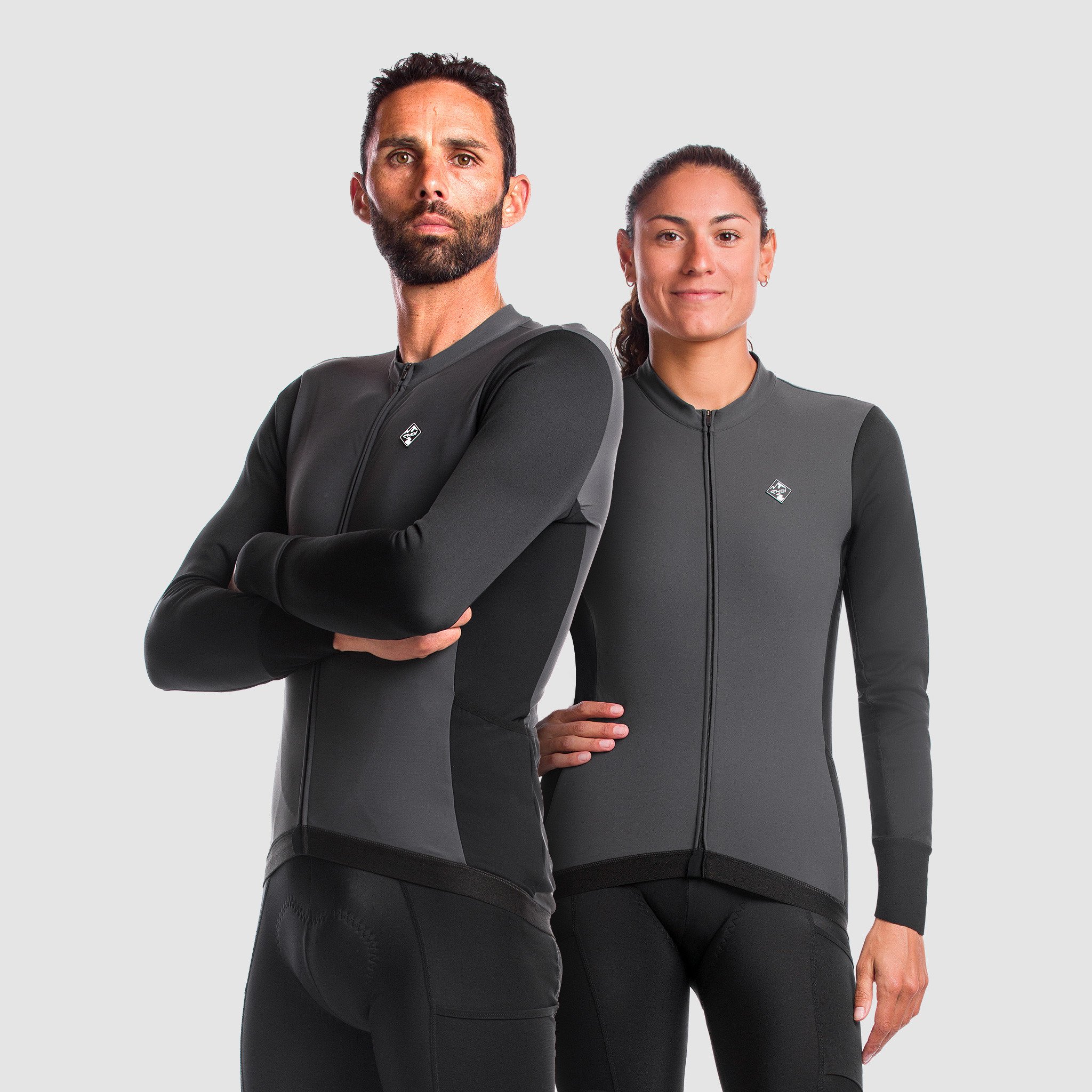 EKOI Gravel Cordura grey unisex winter jersey
