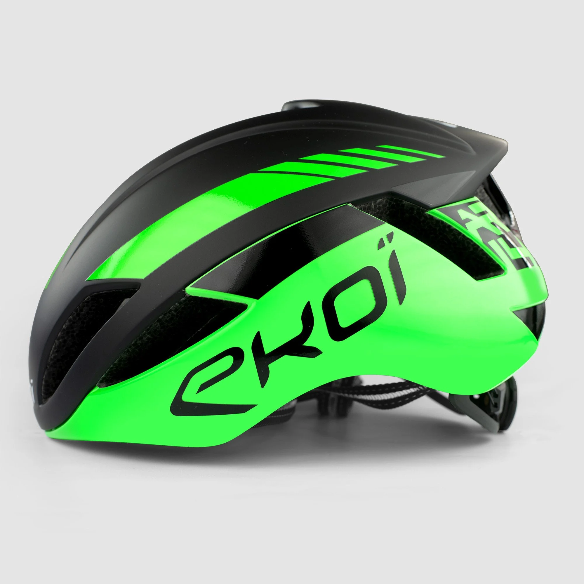 Helmet EKOI AERO14 Neon Green/Black