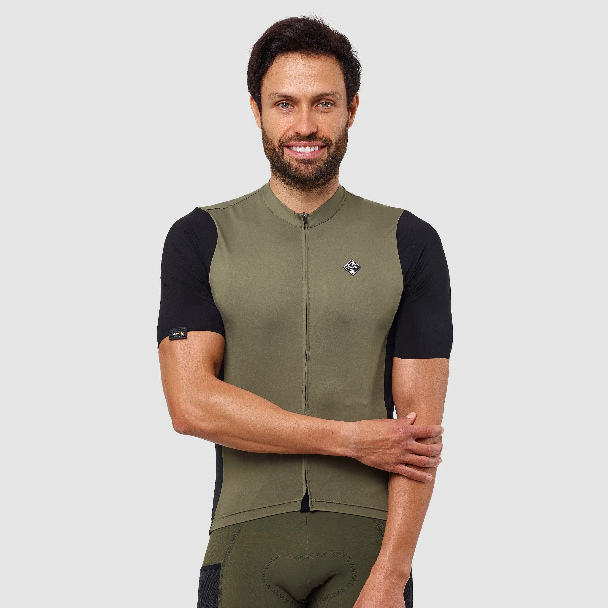 Unisex Jersey EKOI GRAVEL PERFORMANCE Kaki