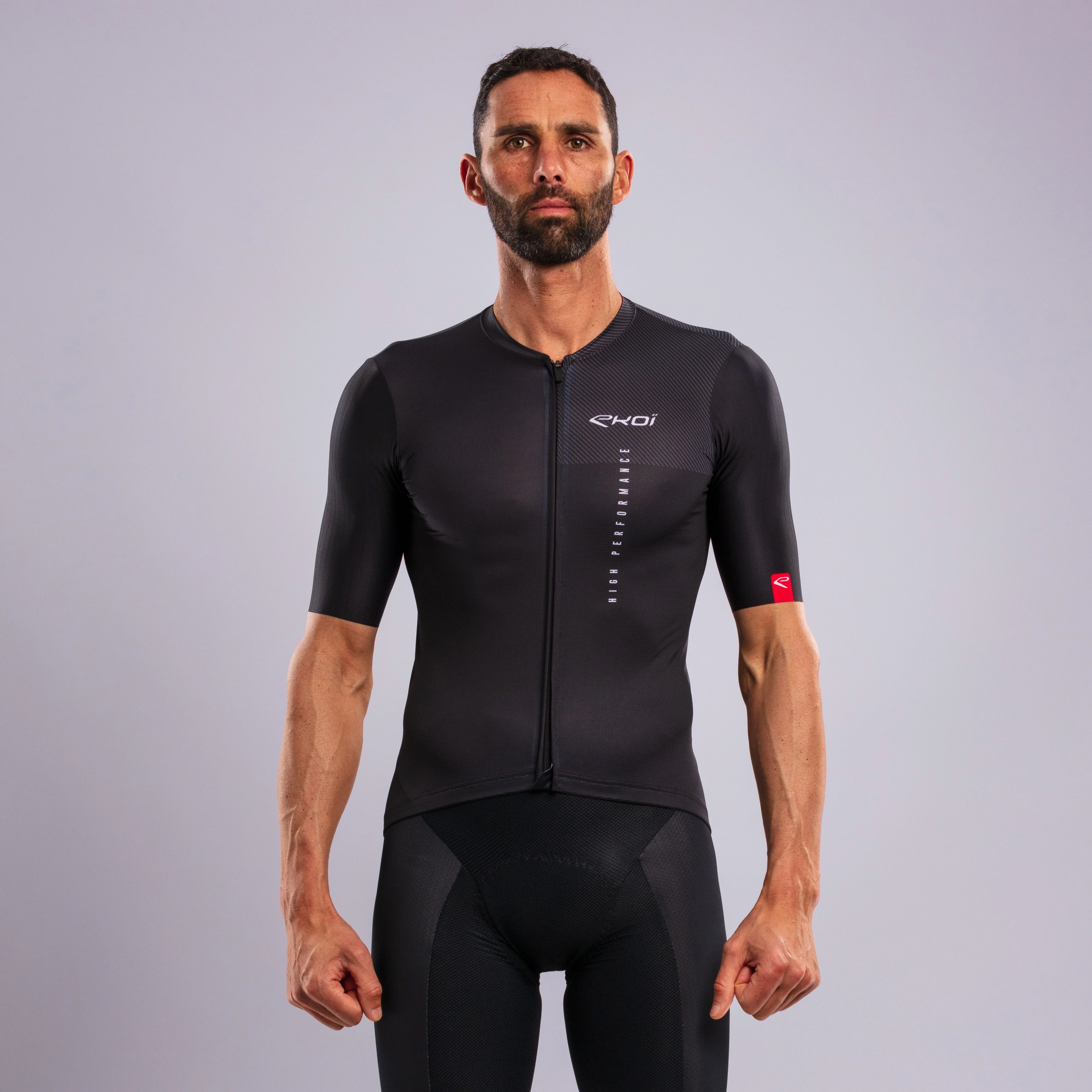 EKOI LINEAR Jersey Black
