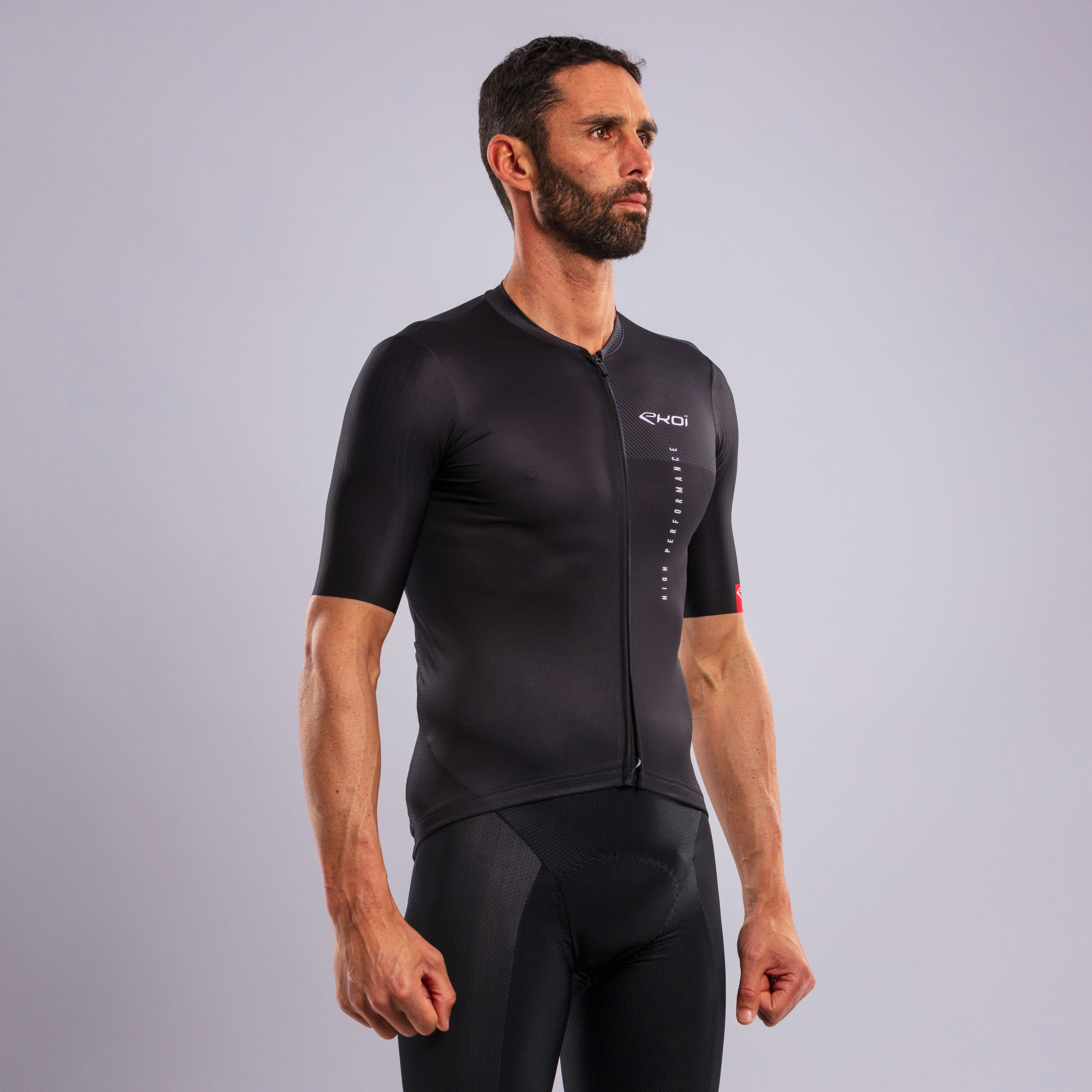 EKOI LINEAR Jersey Black