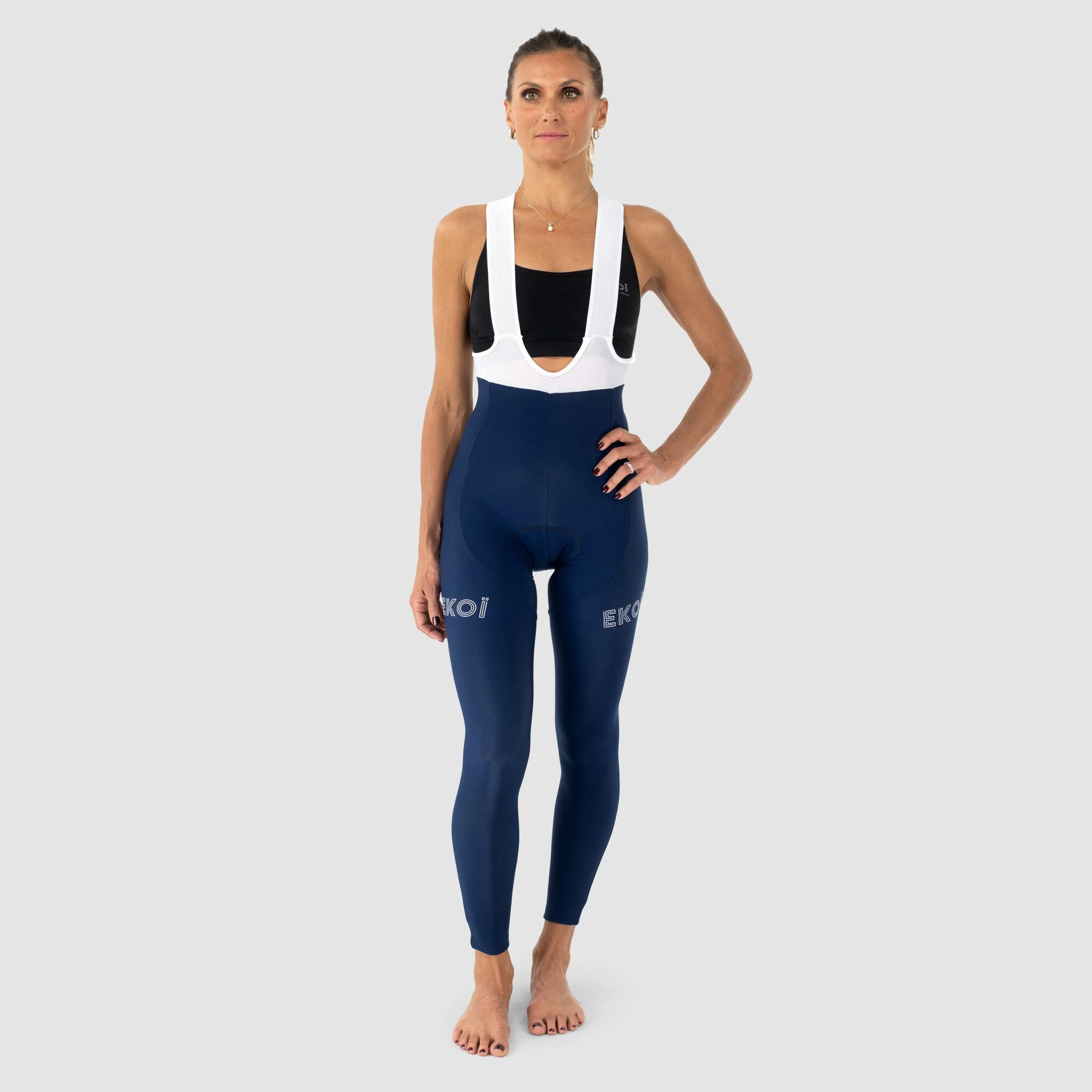 EKOI CORE Women's Marine Blue Bib Tights