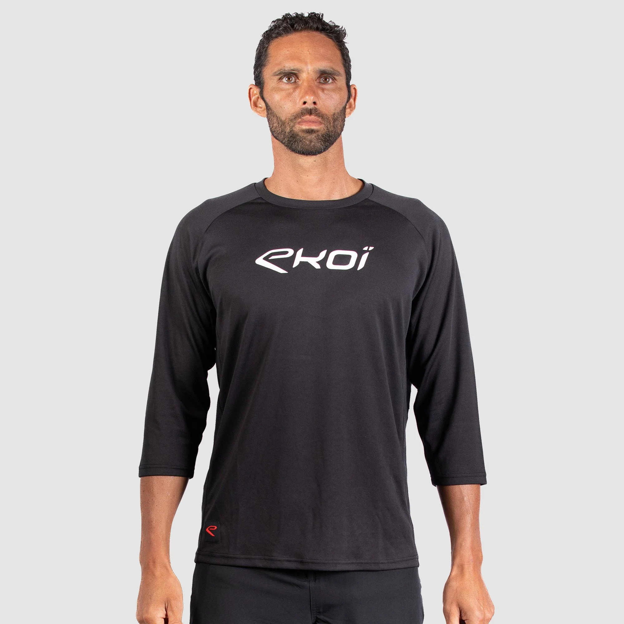 MTB Jersey 3/4 sleeves EKOI black