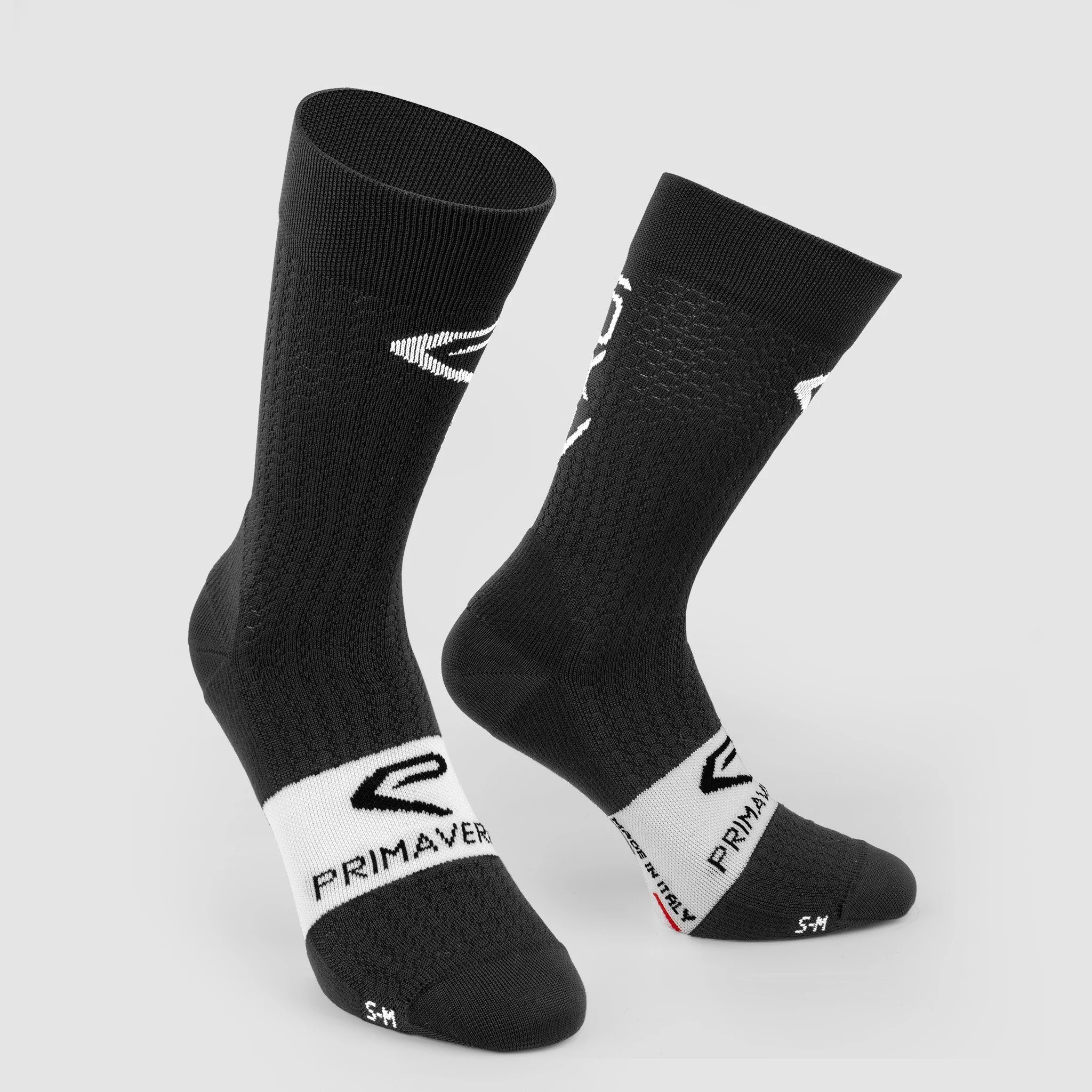 EKOI PRIMAVERA 18cm long black cycling socks