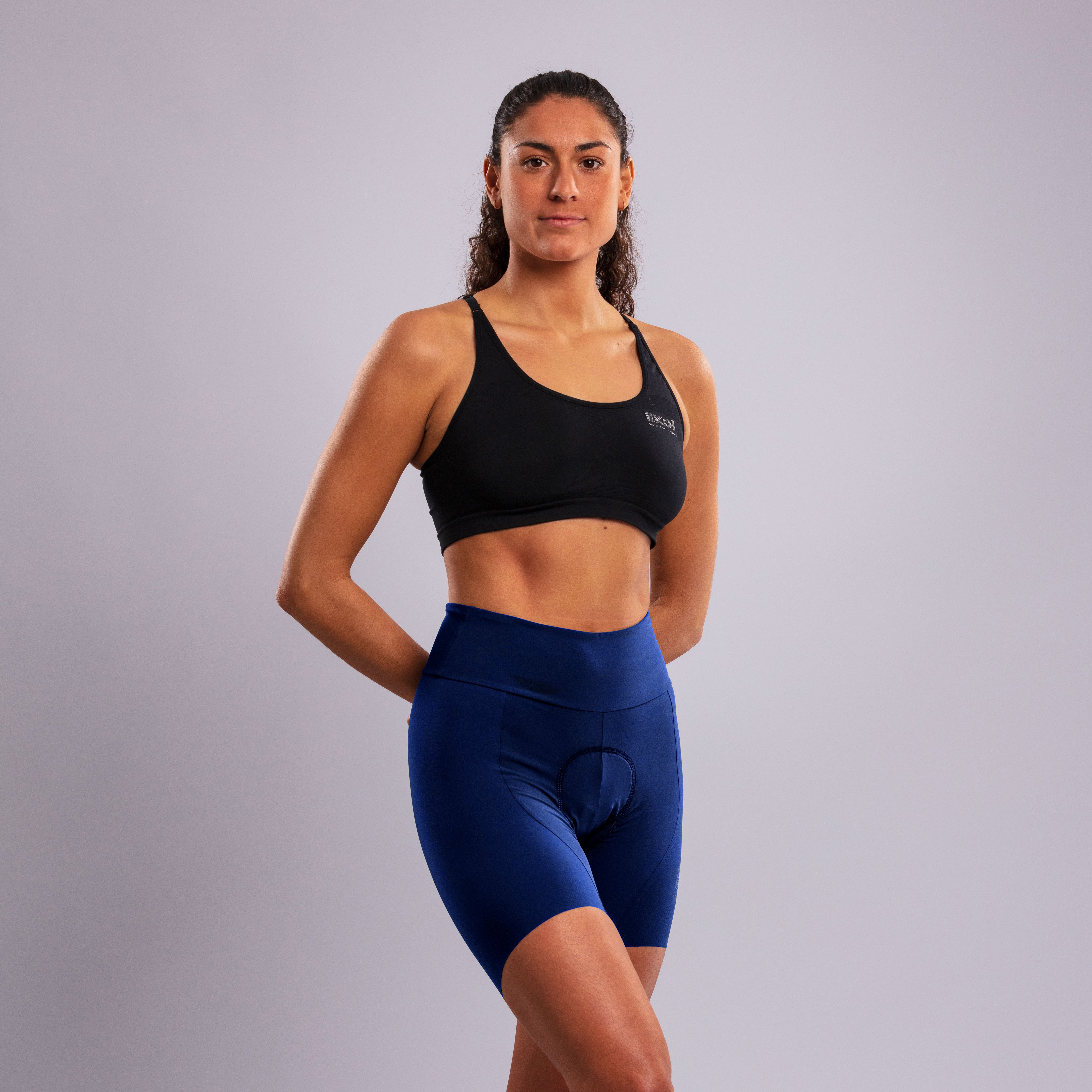 Women's EKOI Perf Essential Navy Bibshorts