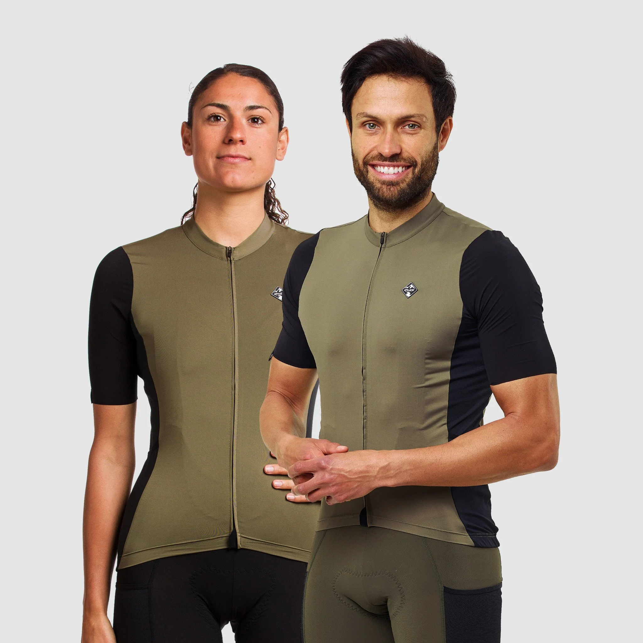 Unisex Jersey EKOI GRAVEL PERFORMANCE Kaki