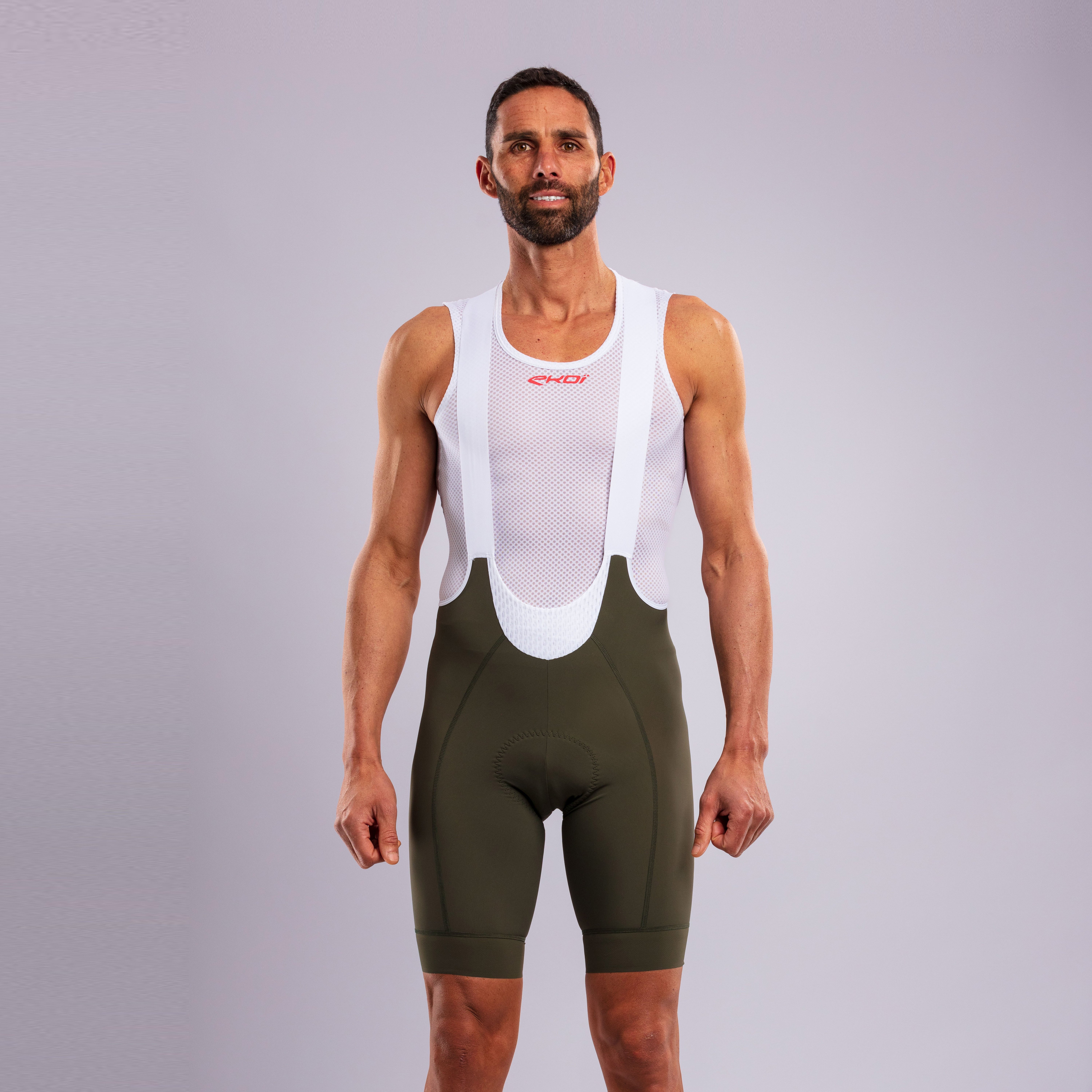 EKOI FAST DRY Bib Shorts Khaki
