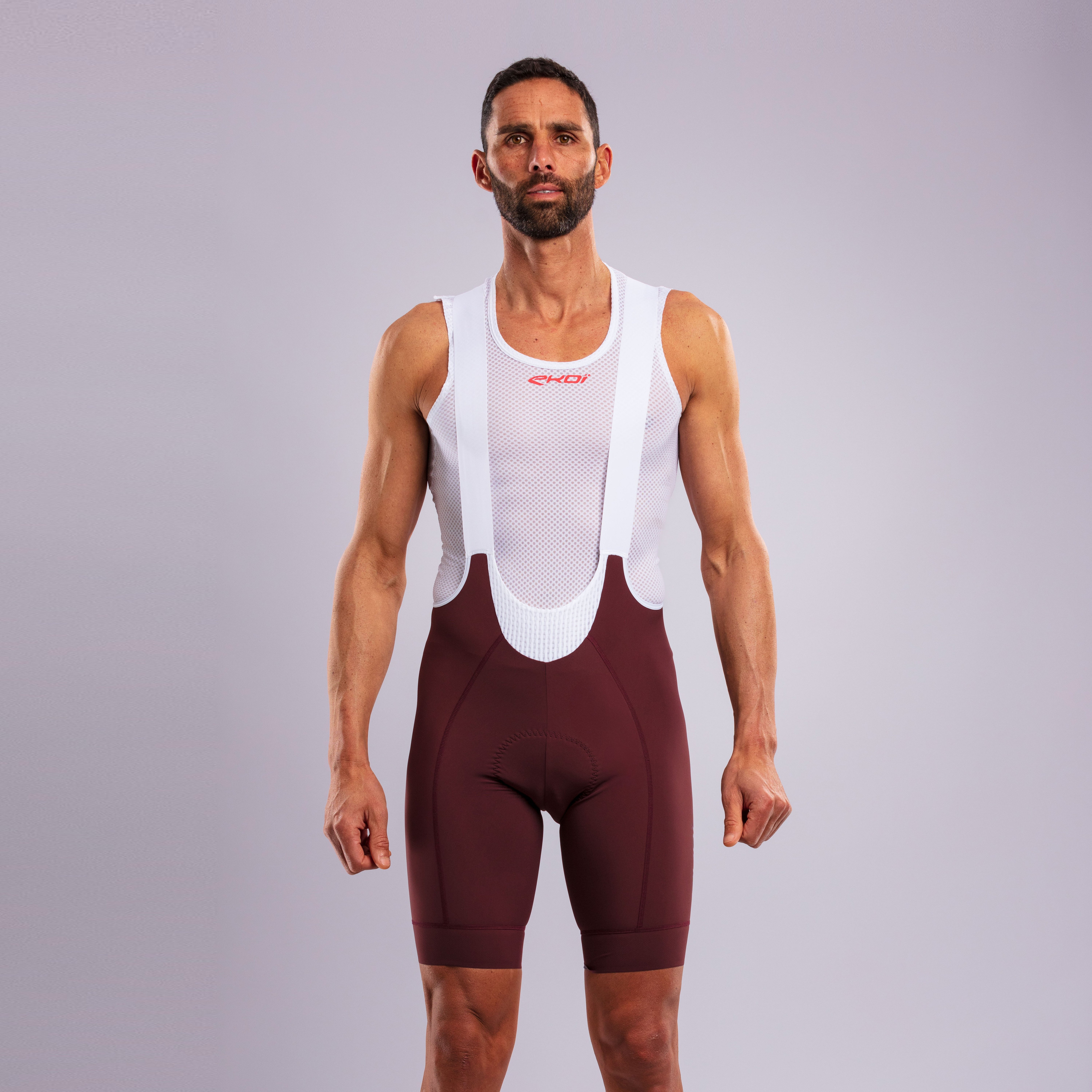 EKOI FAST DRY Bib Shorts Bordeaux