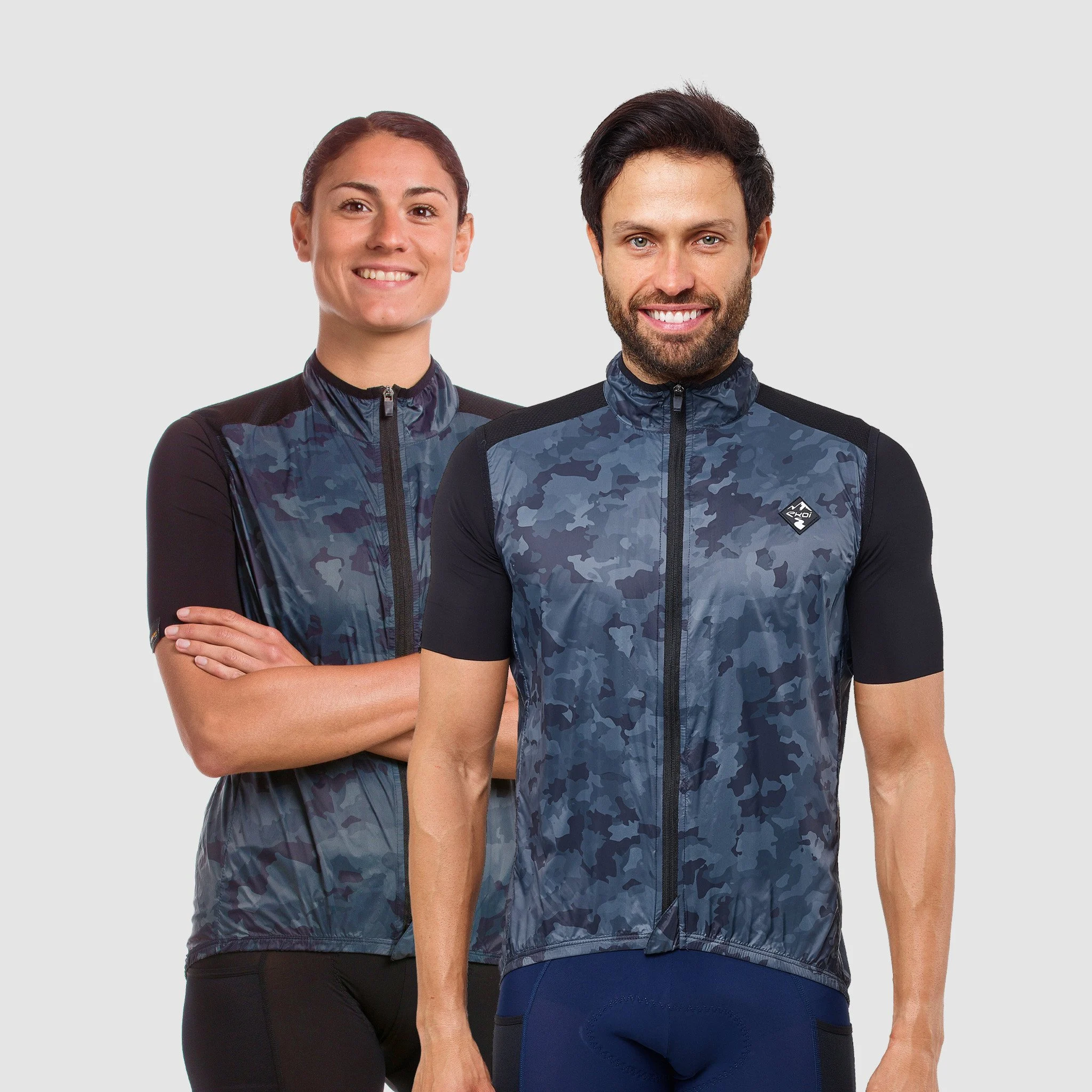 Unisex Windproof Vest EKOI GRAVEL ULTRALIGHT Camo