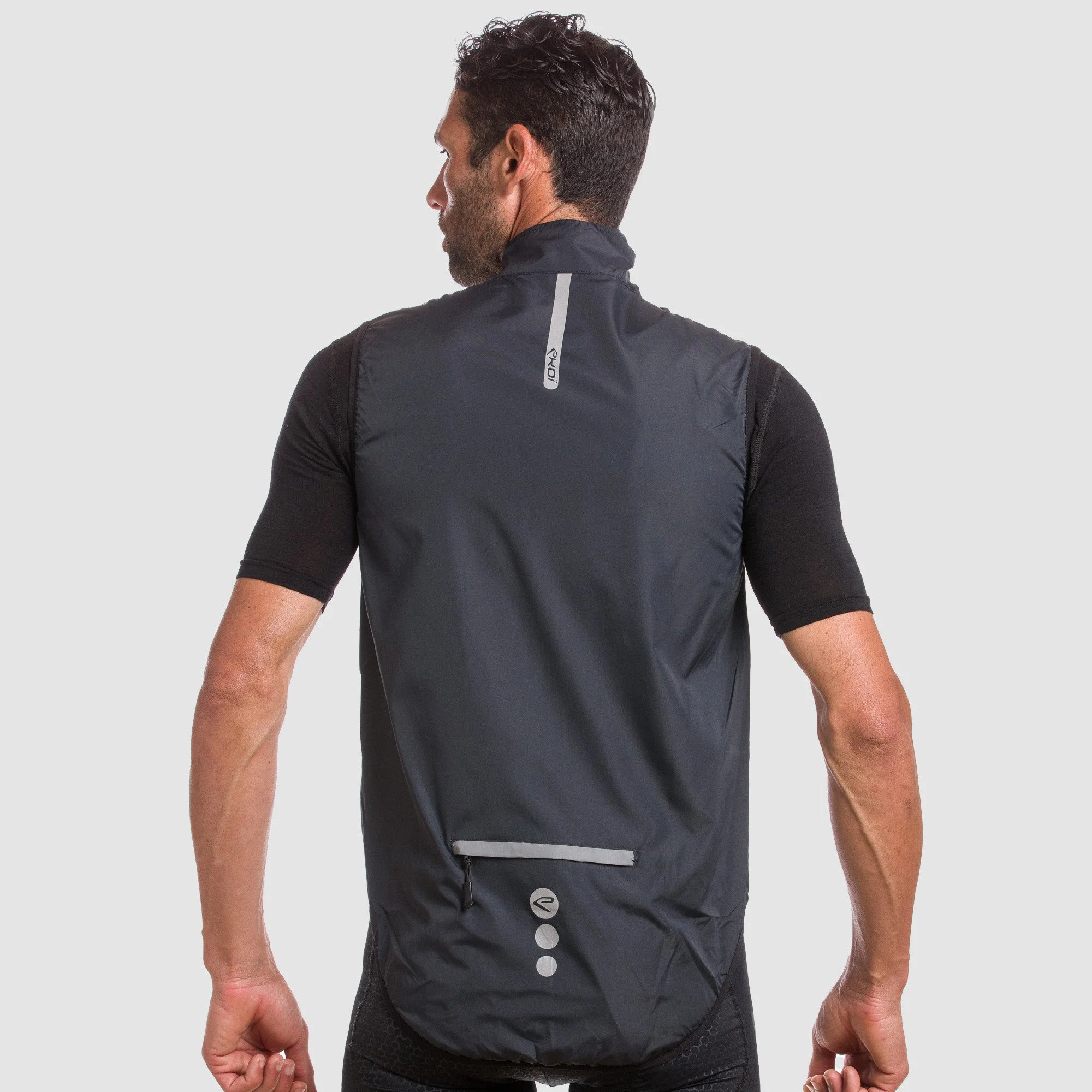 WINDPROOF VEST EKOI BLACK