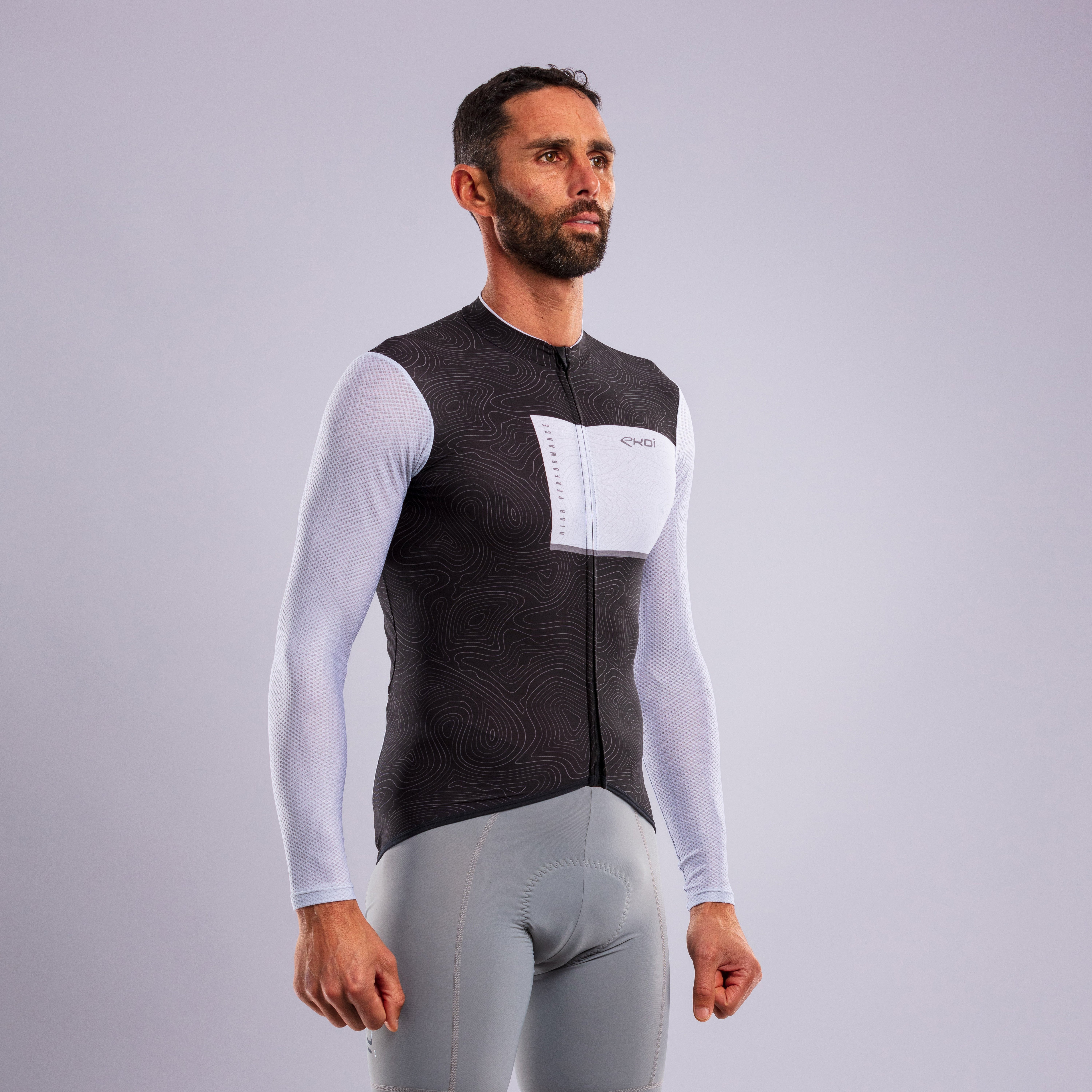 EKOI ROAD BLACK MID SEASON JERSEY