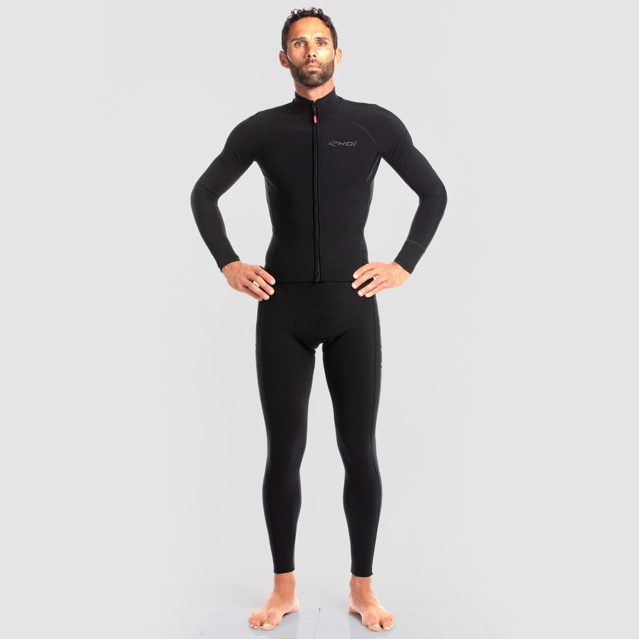 EKOI PRO GEL MEMORY Black thermal skin suit