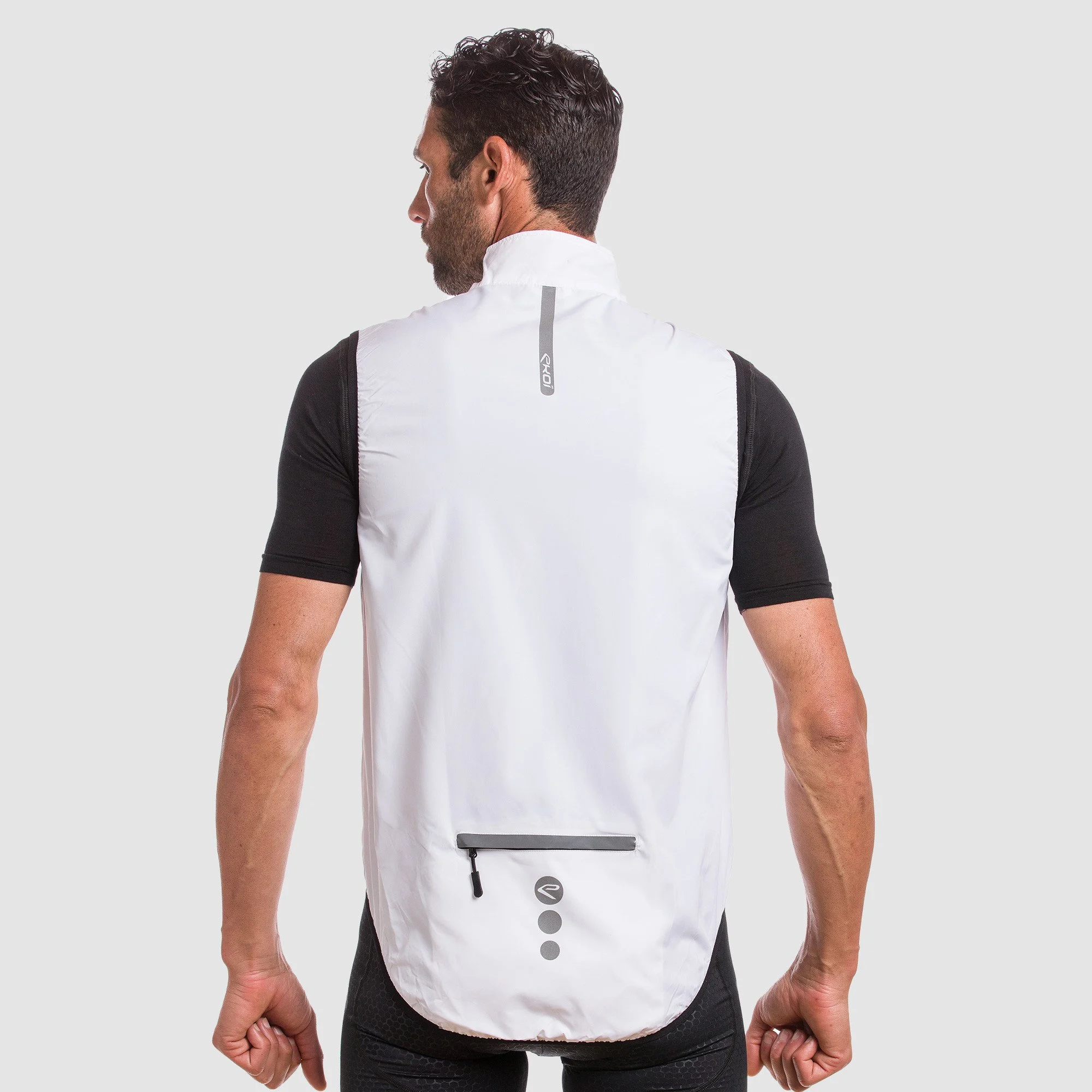 WINDPROOF VEST EKOI WHITE