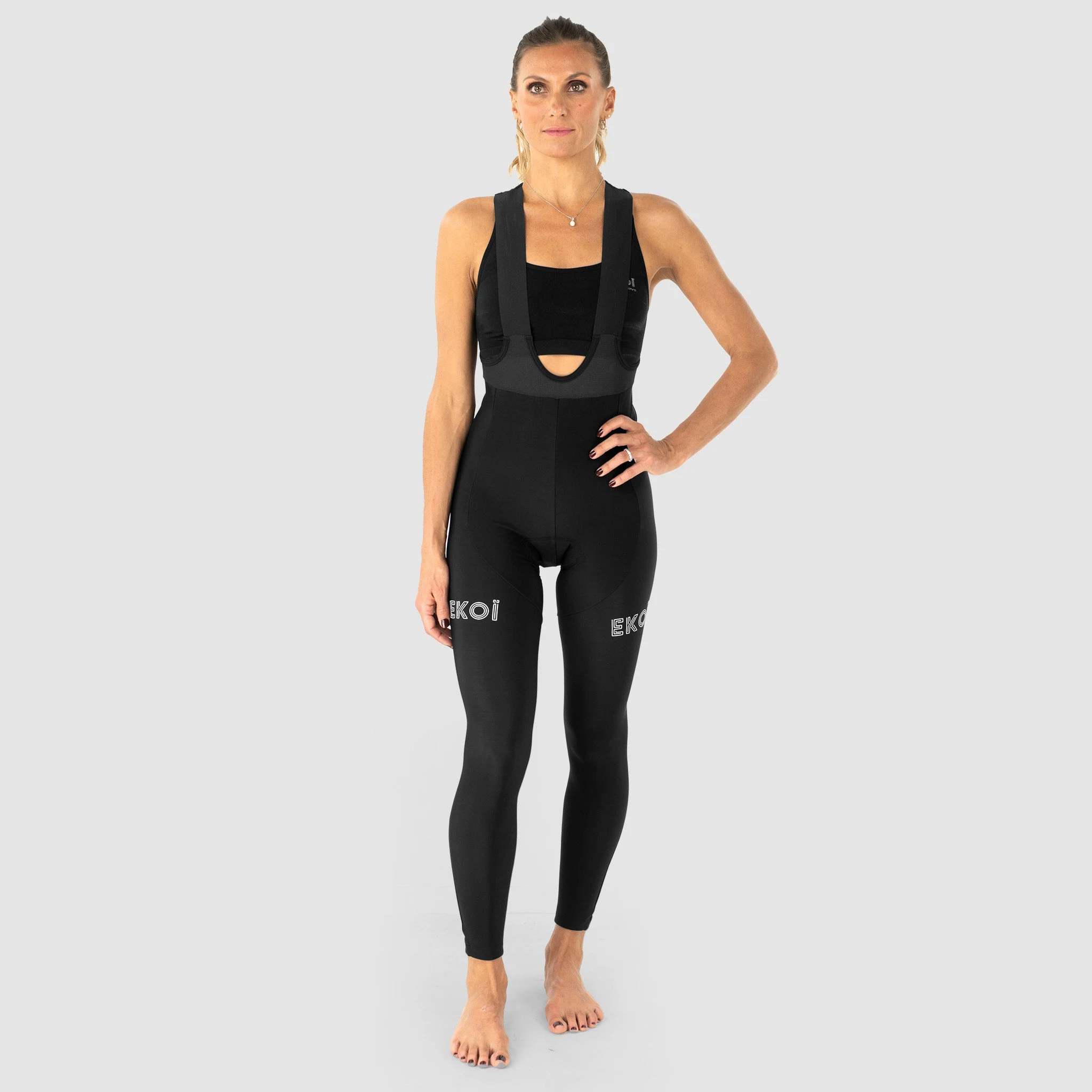 EKOI CORE Women's Black bib tights