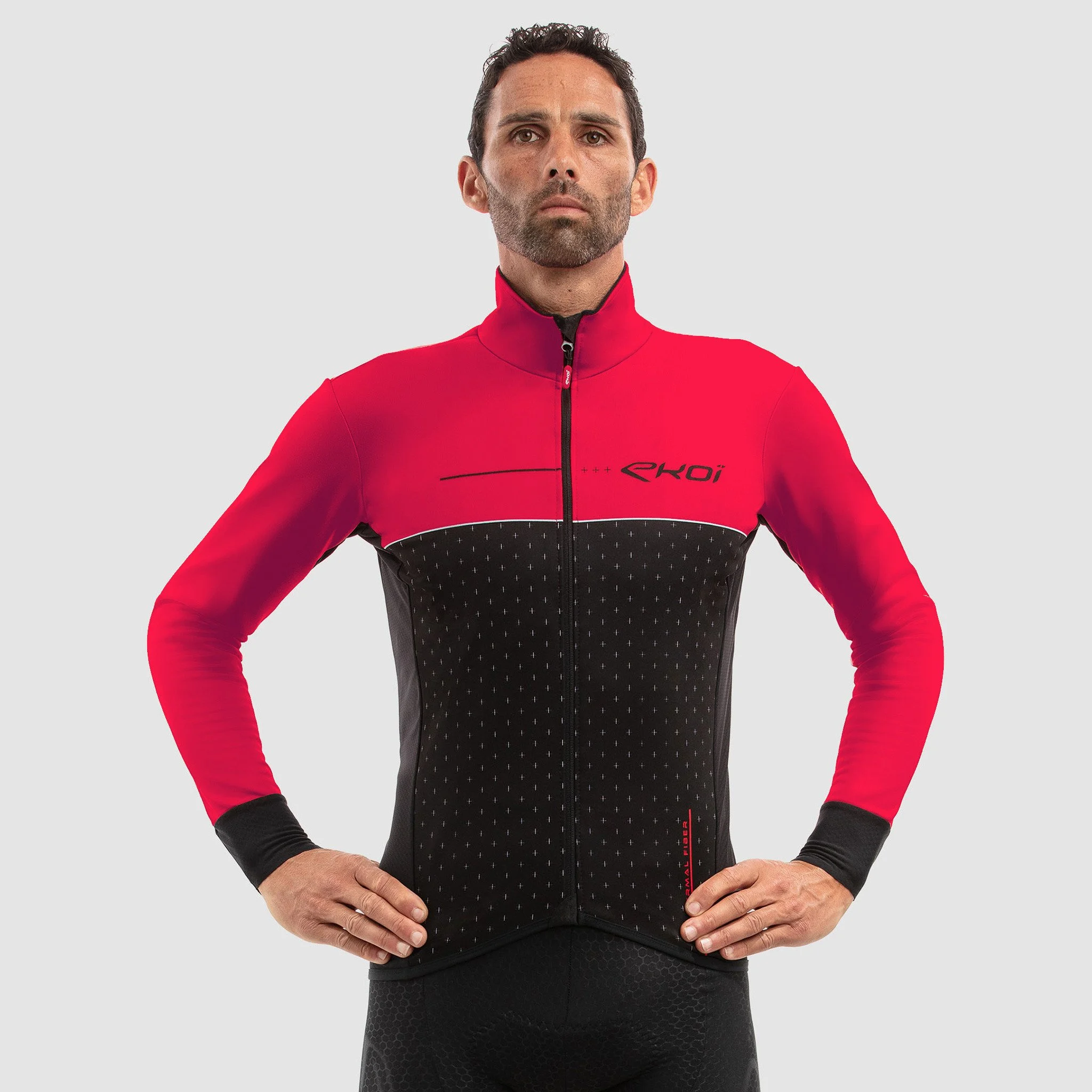 EKOI CROSS ROAD Red thermal jacket