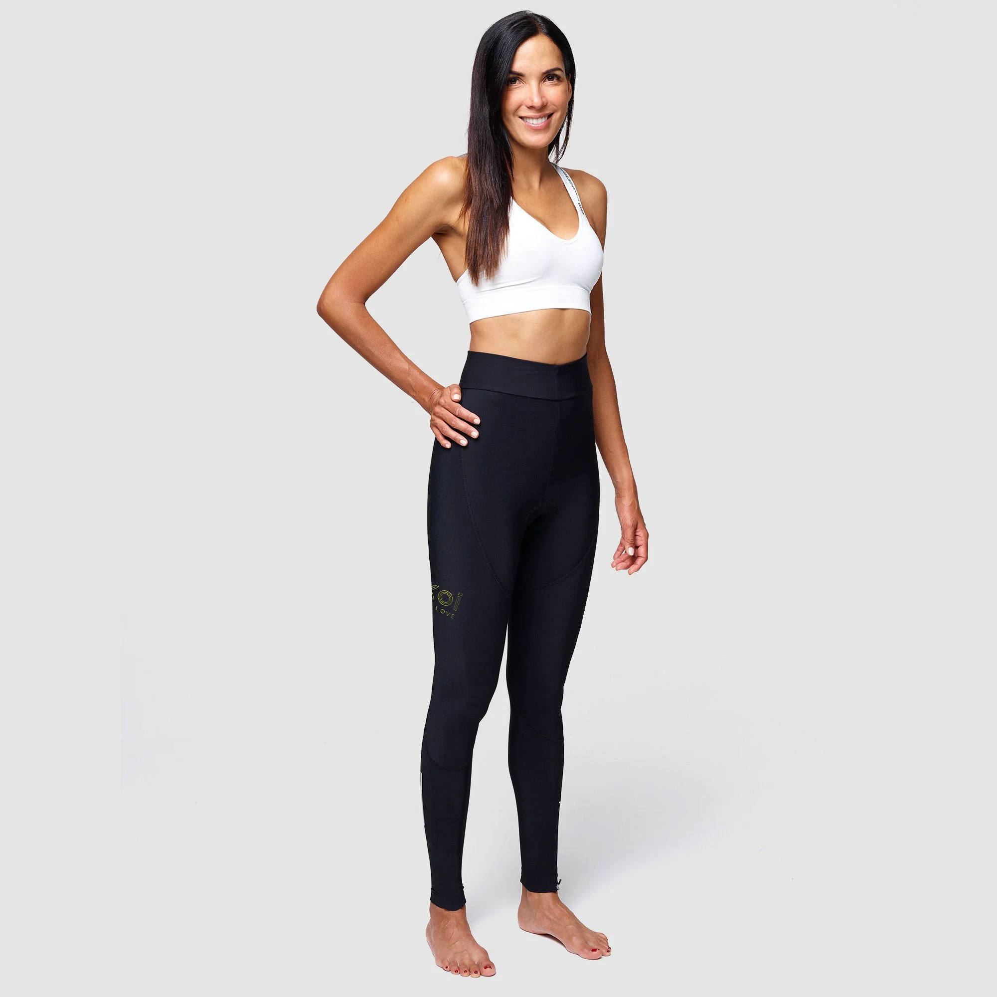 Ladies Bibtights EKOI Marble Black
