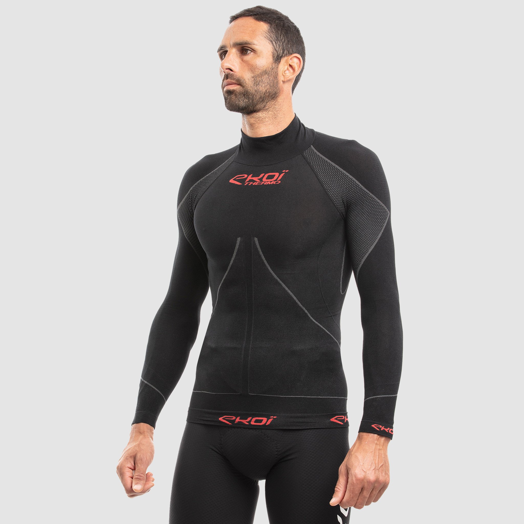 Base Layer EKOI THERMO EVO2021 High Neck Black