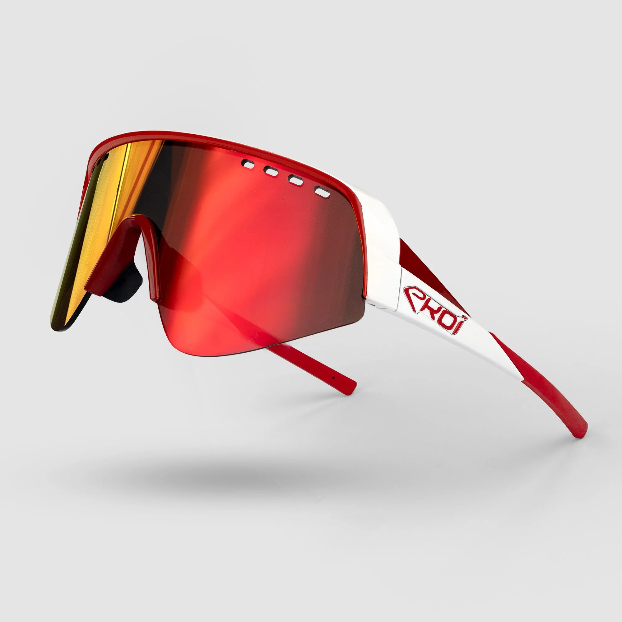 Glasses EKOI TWENTY Red White Revo Red Cat3