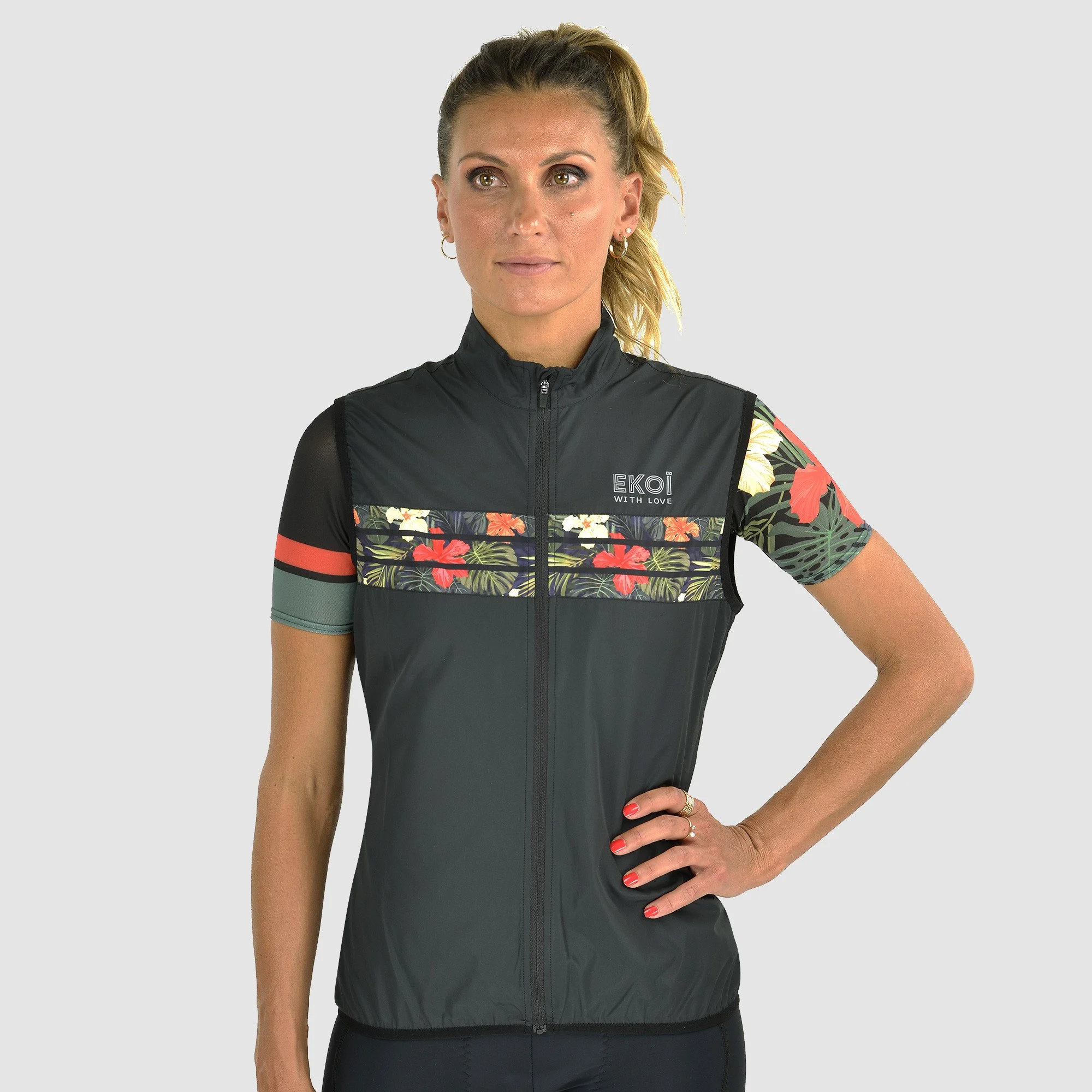 Windproof Vest EKOI CELIA Black