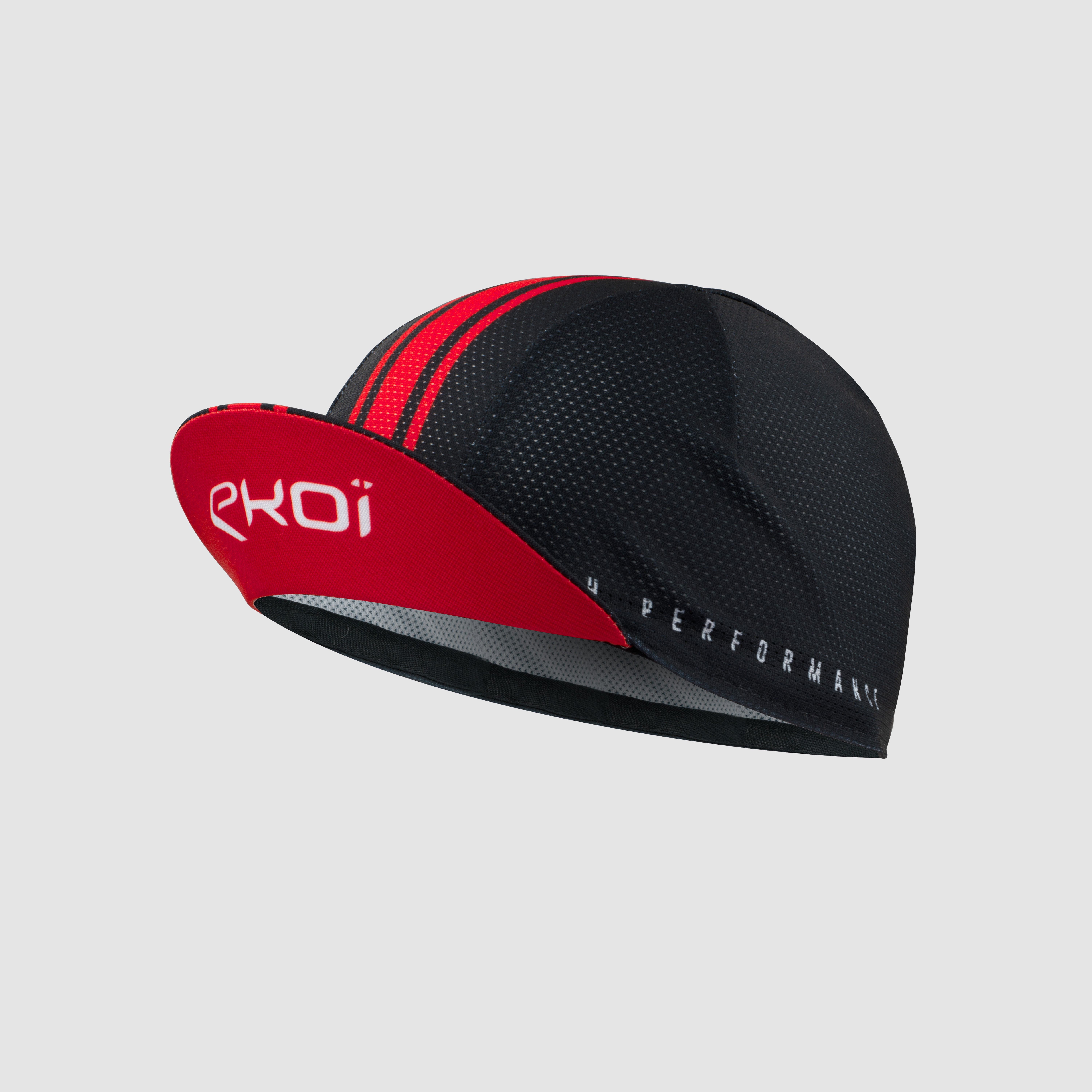 EKOI Perf LINEAR Cycling Cap Black
