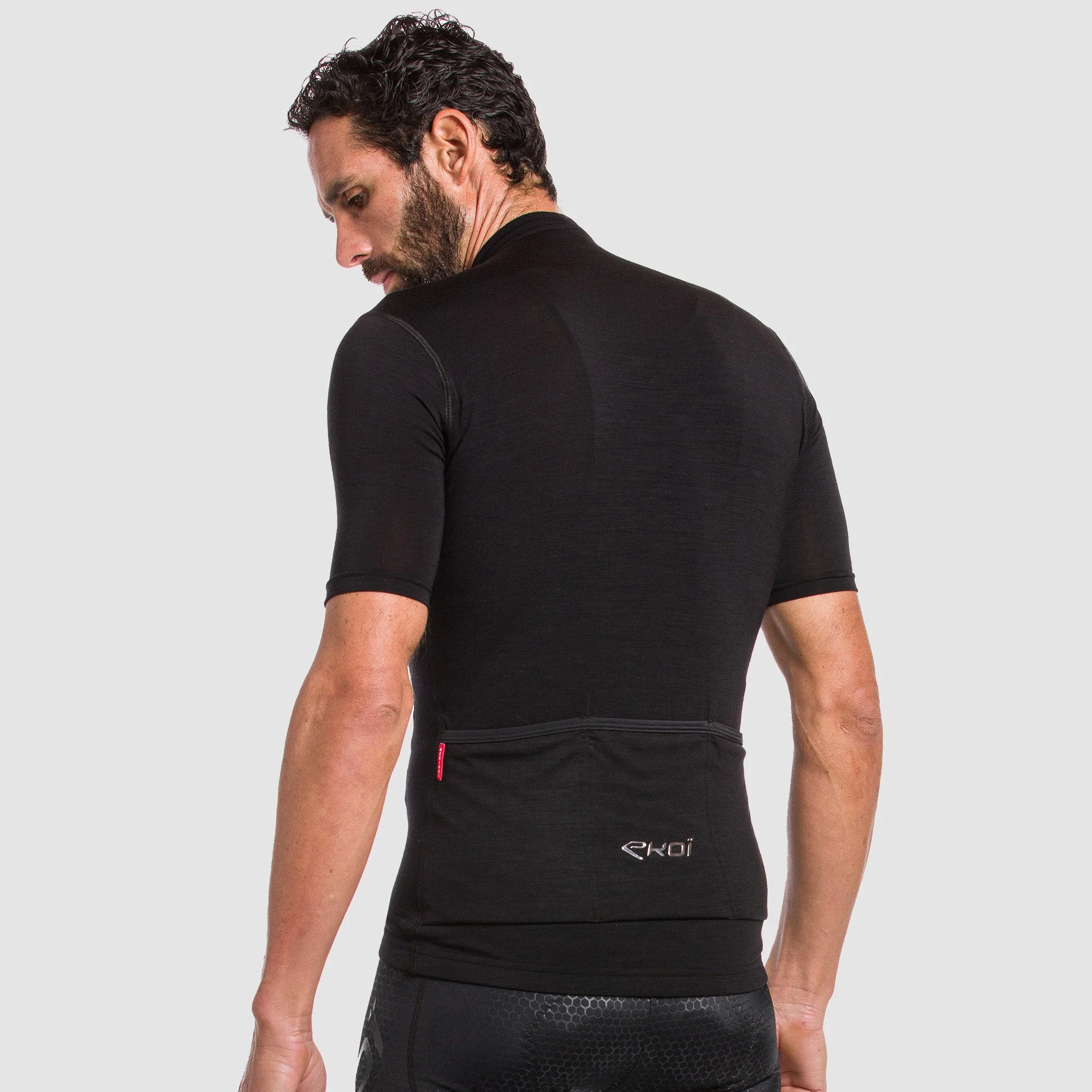 MERINO Jersey Black