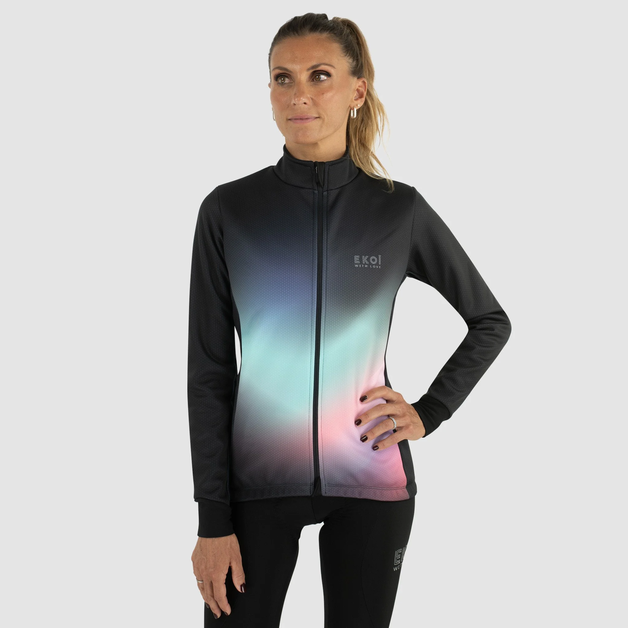 Women Thermal Jacket EKOI AURA Green
