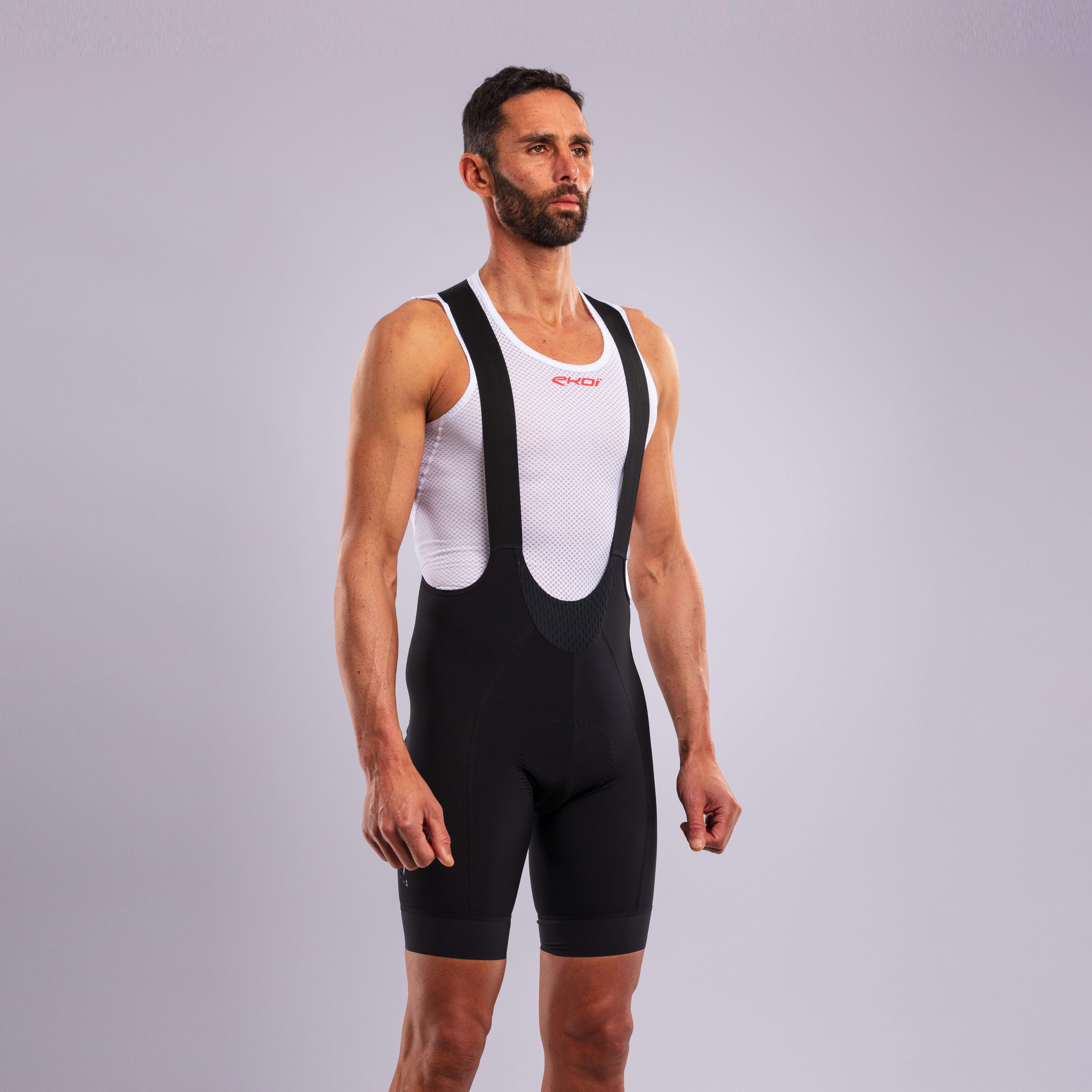 EKOI FAST DRY Bib Shorts Black