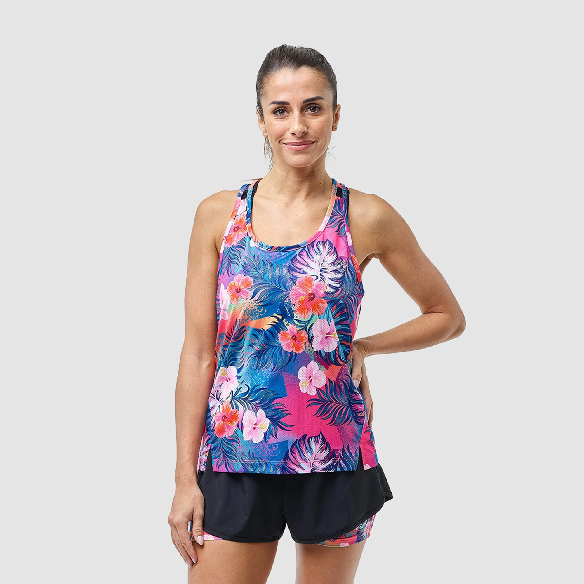 Women Tank Top EKOI RUN Tropical
