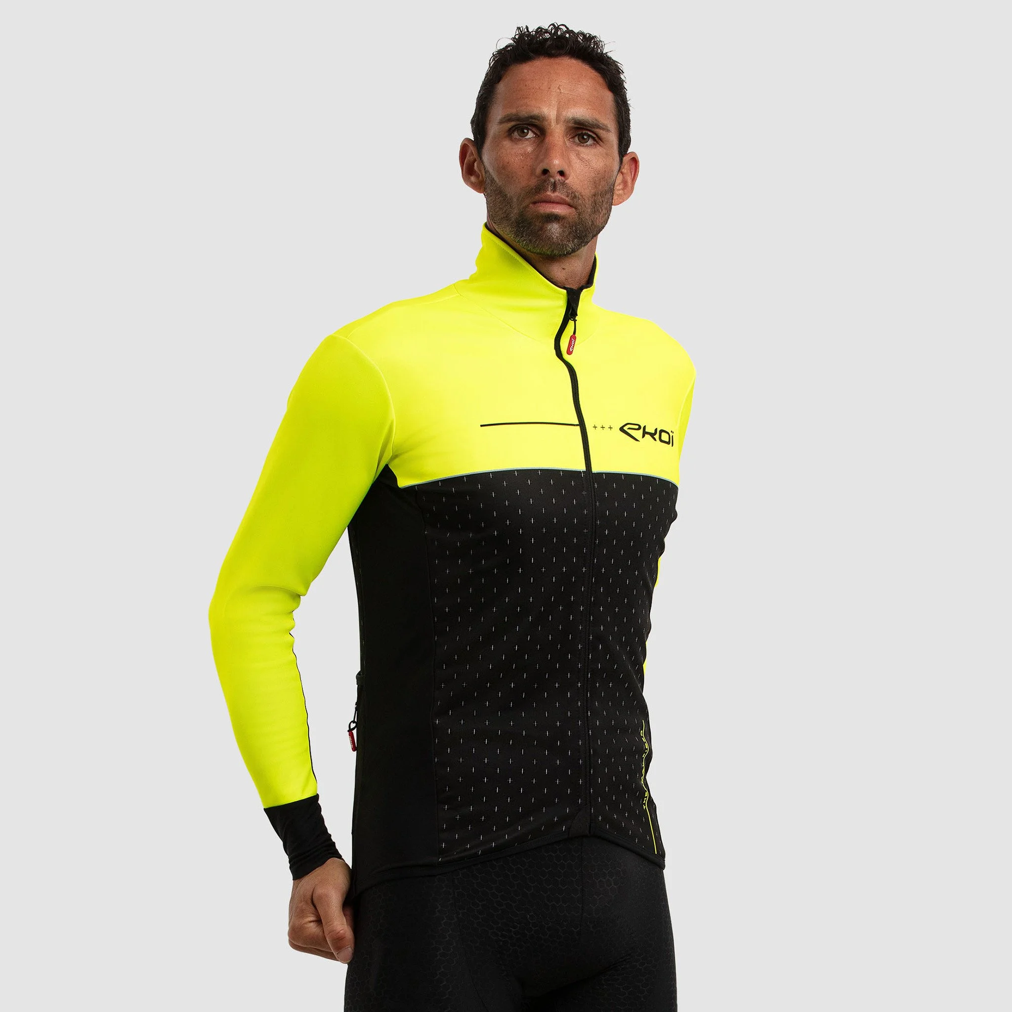 EKOI CROSS ROAD Fluo Yellow thermal jacket
