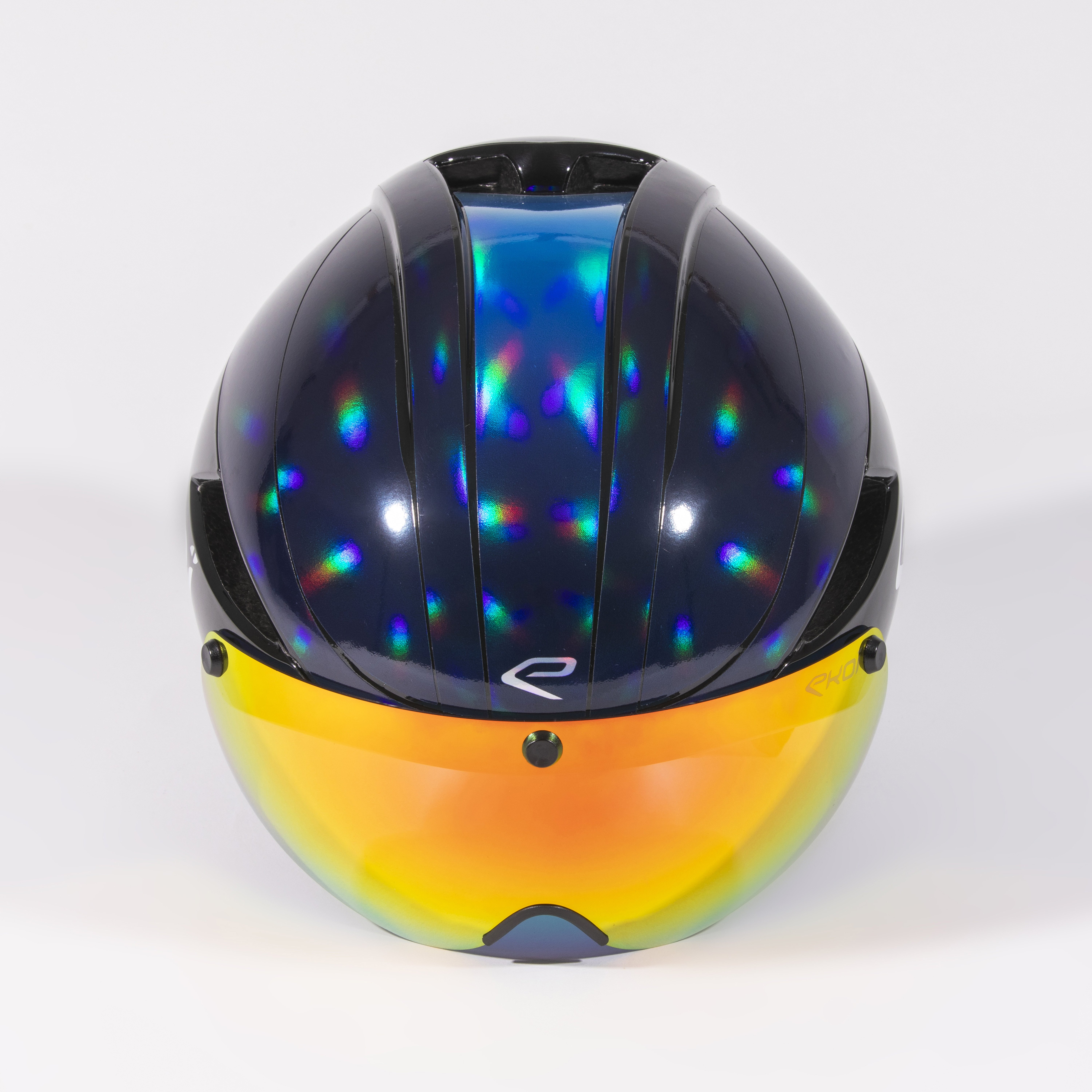 Casque EKOI AERO16 LTD Holographique Bleu