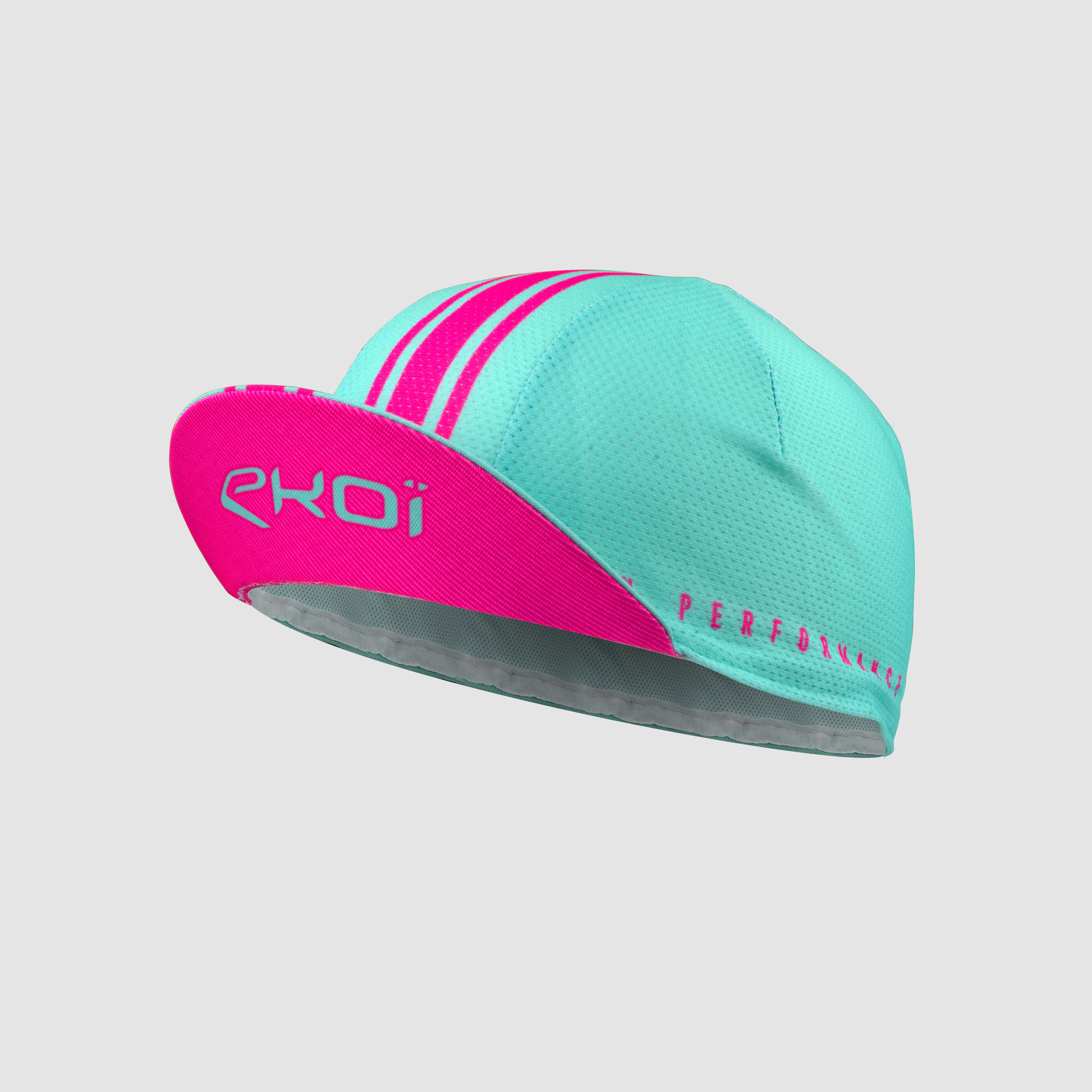 EKOI Perf LINEAR Cycling Cap Green