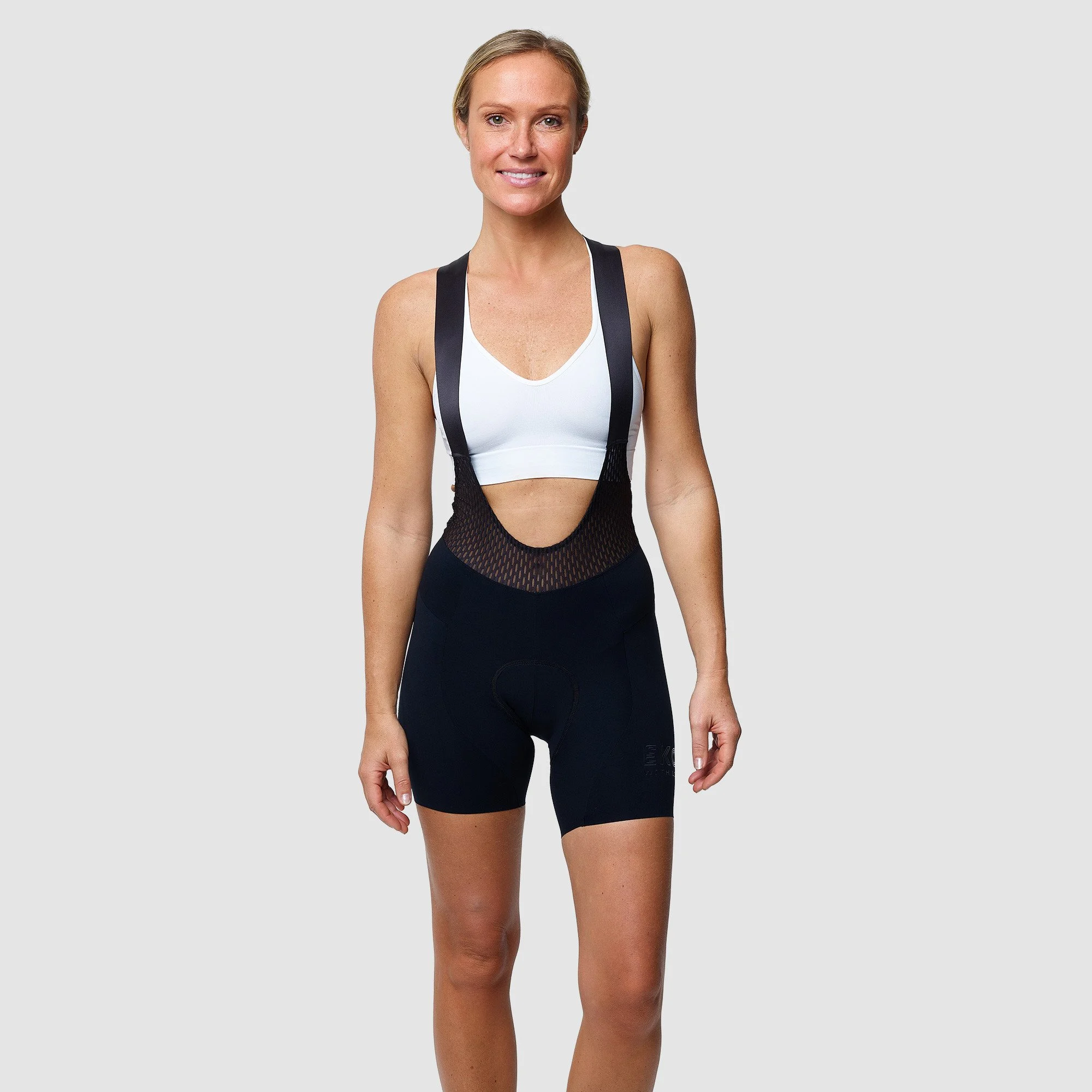 Women Strap Bibshorts EKOI ESSENTIAL Black