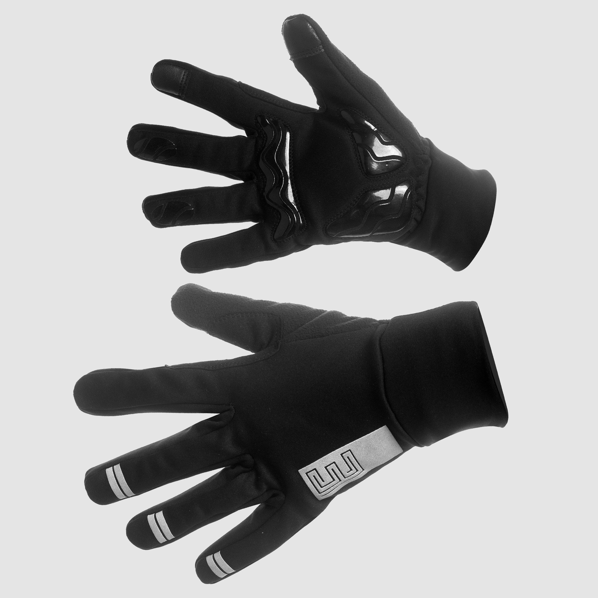 EKOI Women's black winter gloves