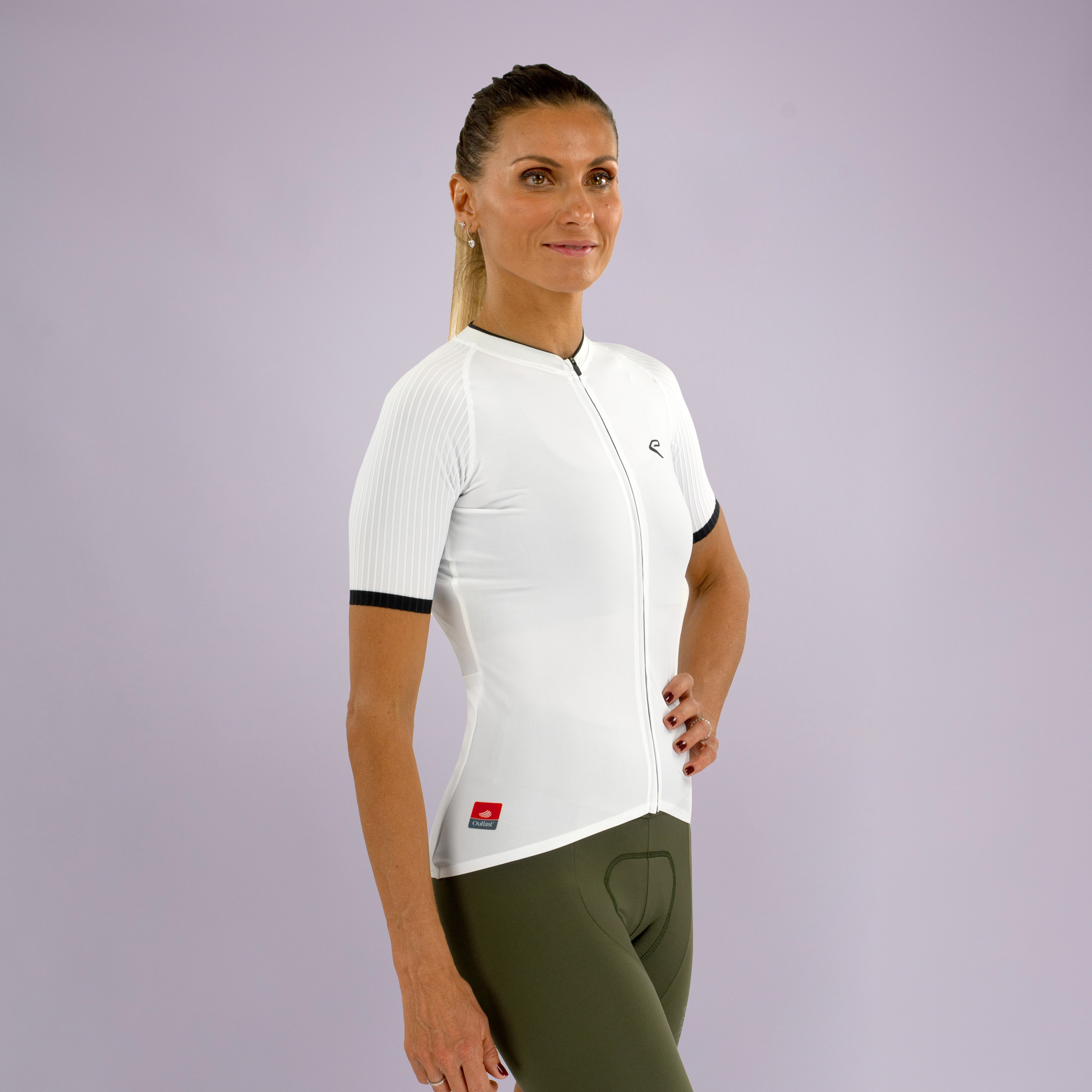 EKOI OUTLAST women's jersey White Black