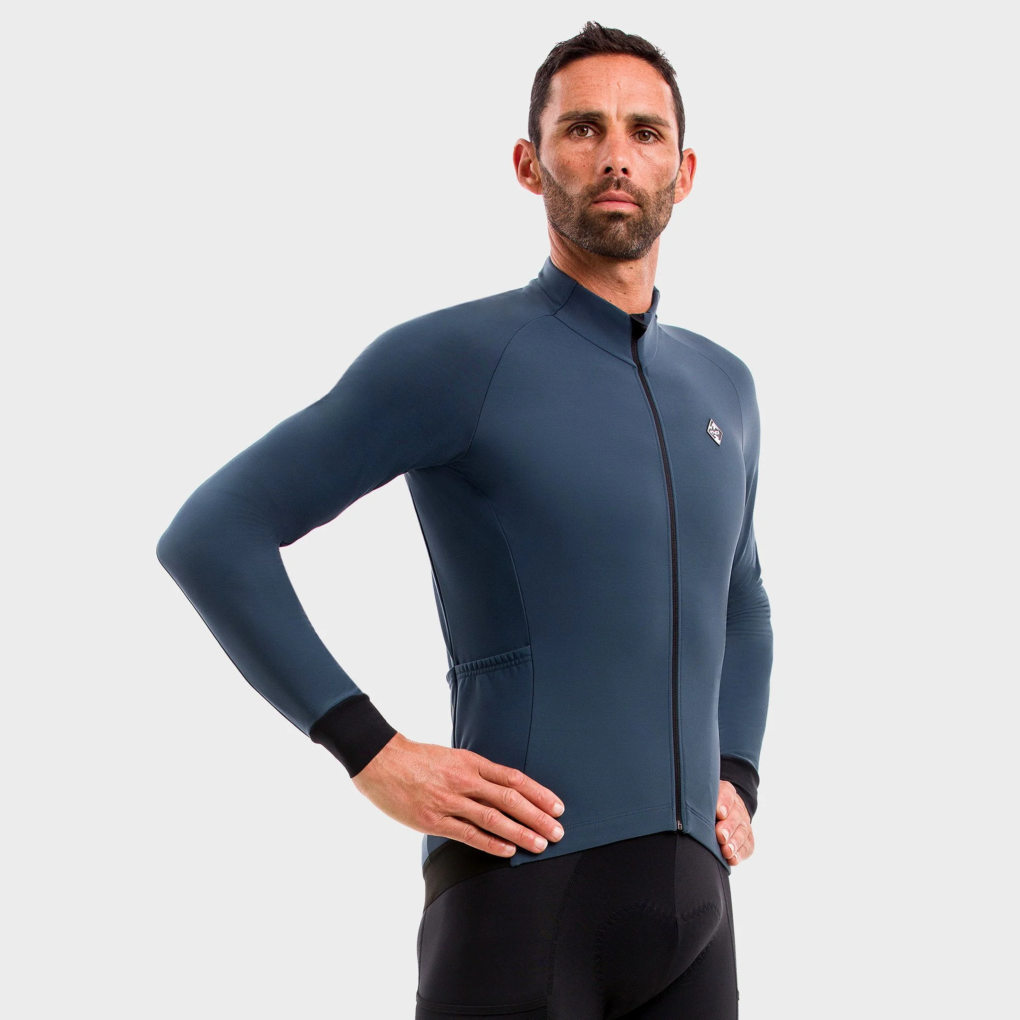 EKOI GRAVEL BLUE UNISEX WINTER JERSEY