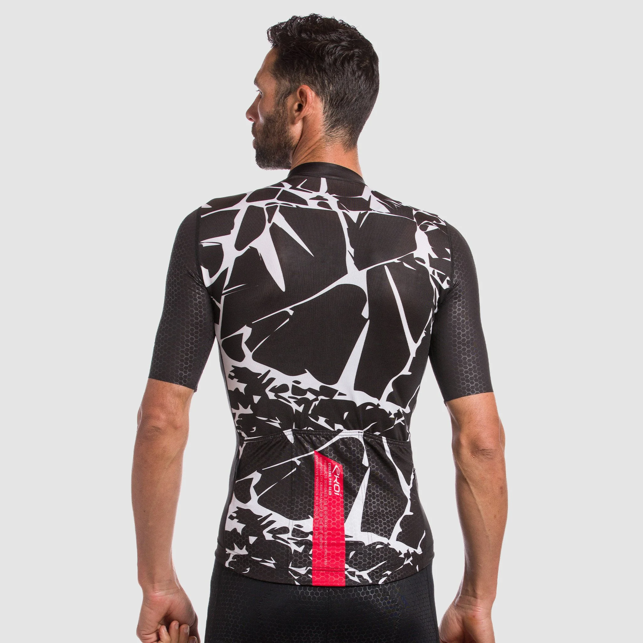 SUMMER JERSEY EKOI OUTLAST MARBRE BLACK