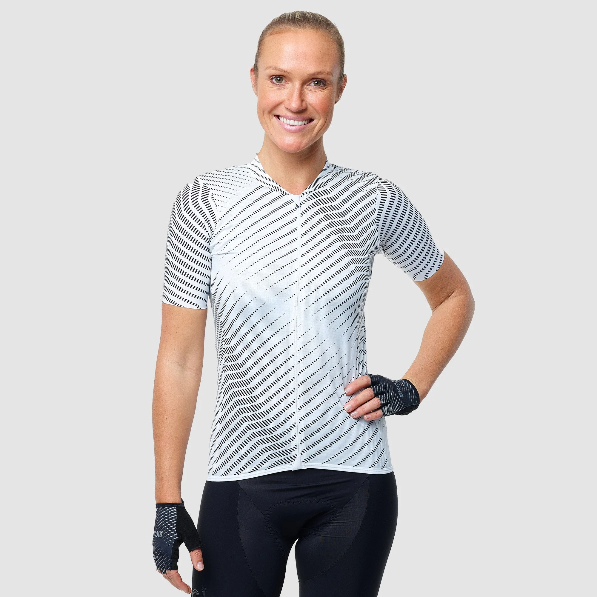 EKOI LINEAR Ladies Jersey Black