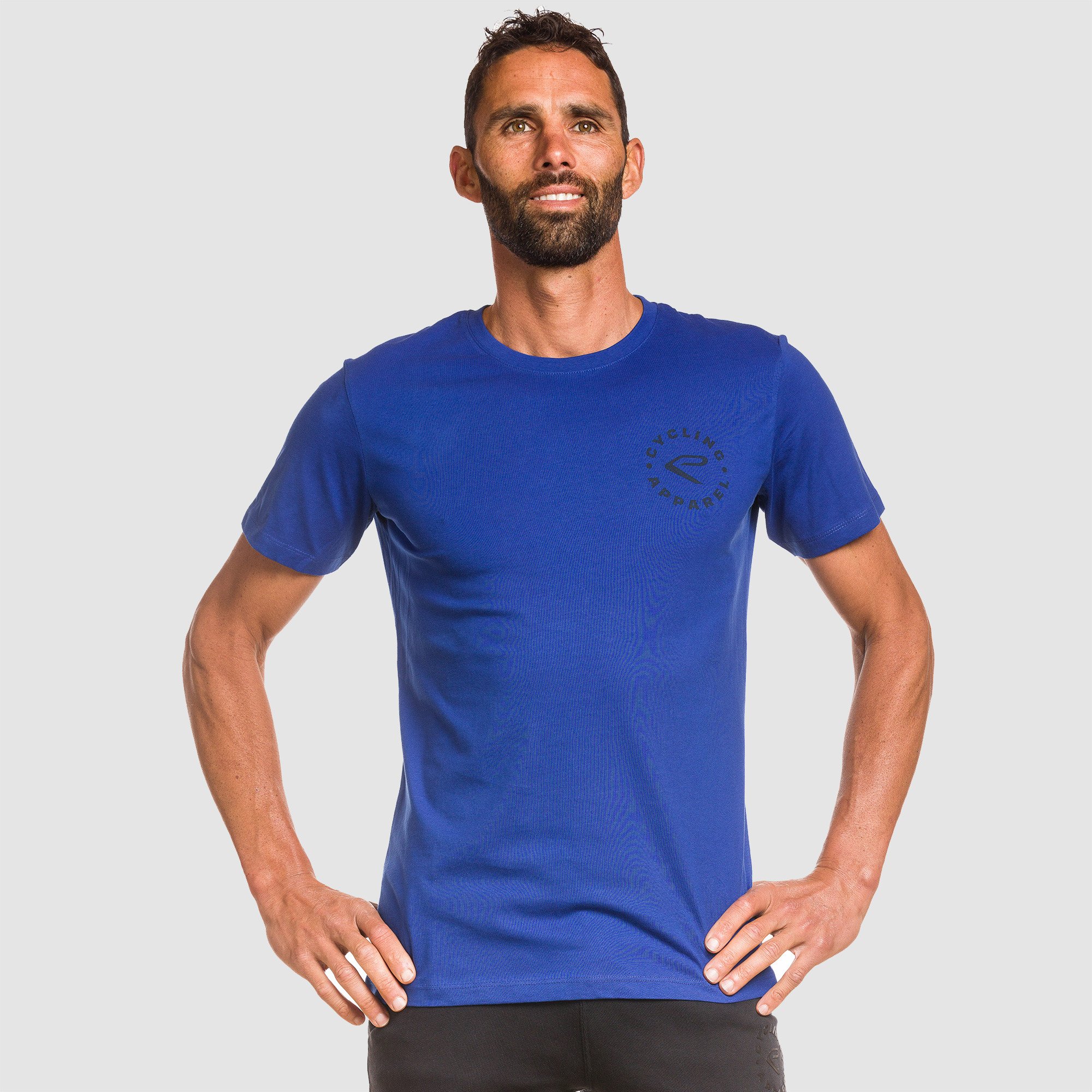 Tee-Shirt EKOI TEE CYCLING APPAREL Blue