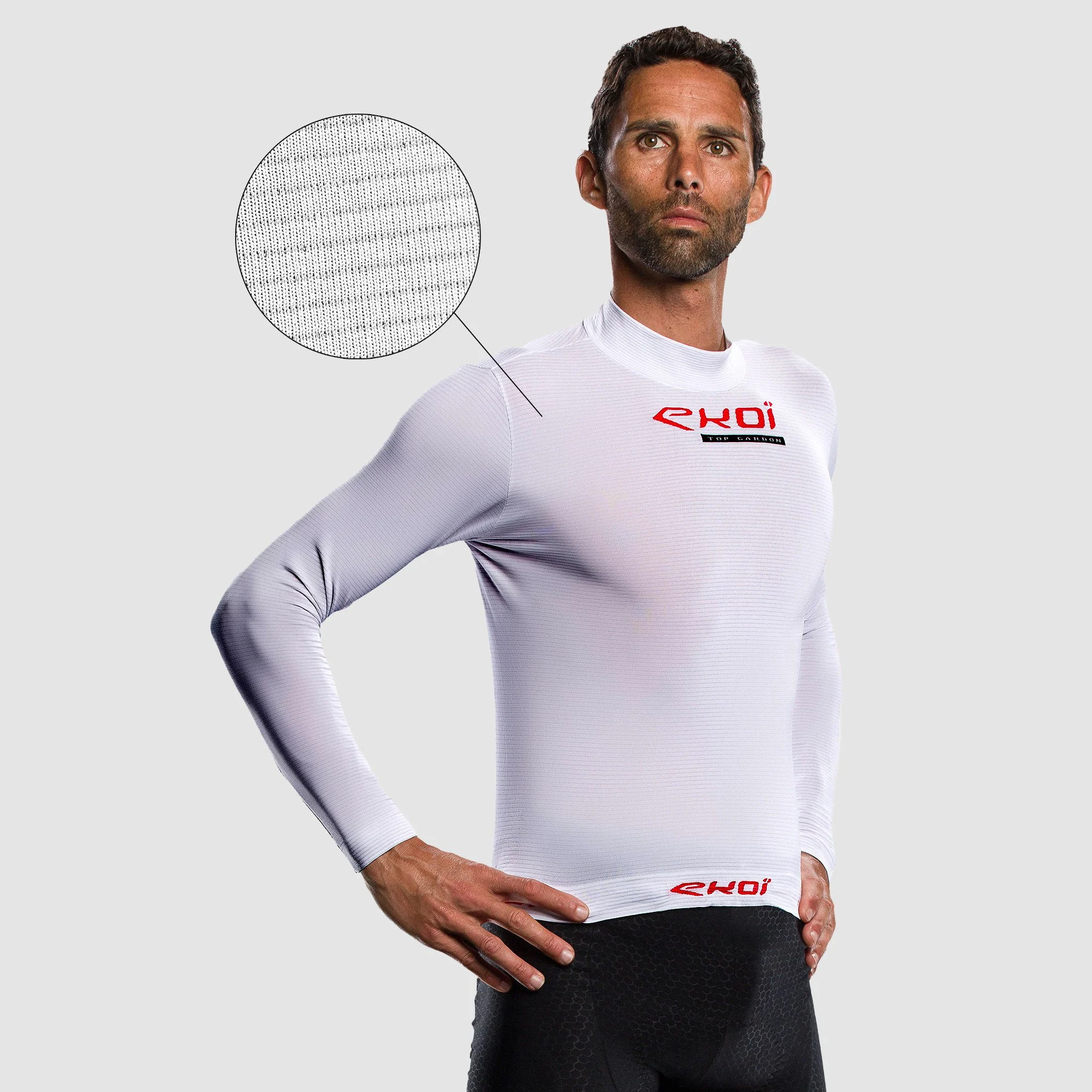 BASE LAYER EKOI THERMO TOP CARBON HIGH NECK