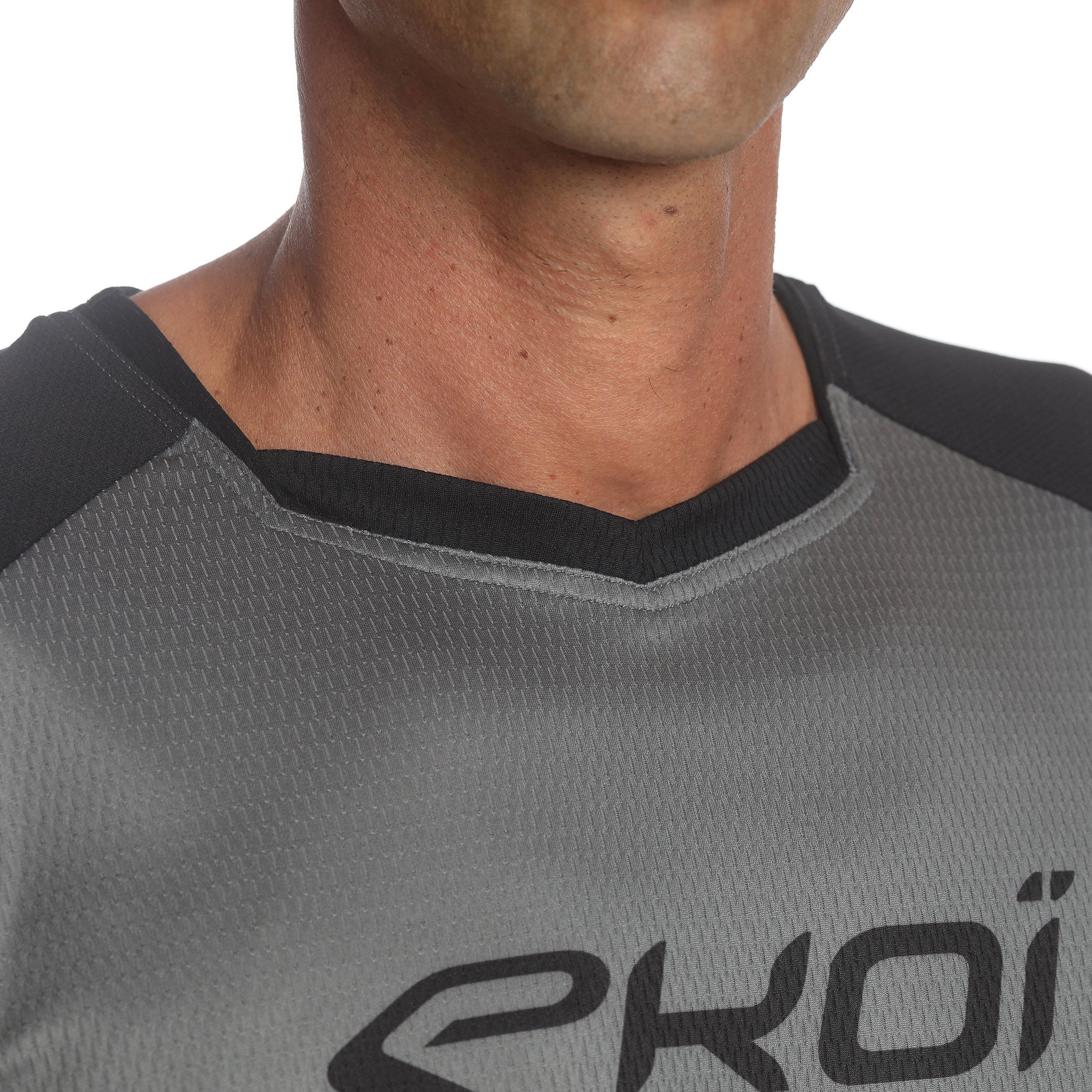 Long Sleeves Jersey EKOI MTB Grey
