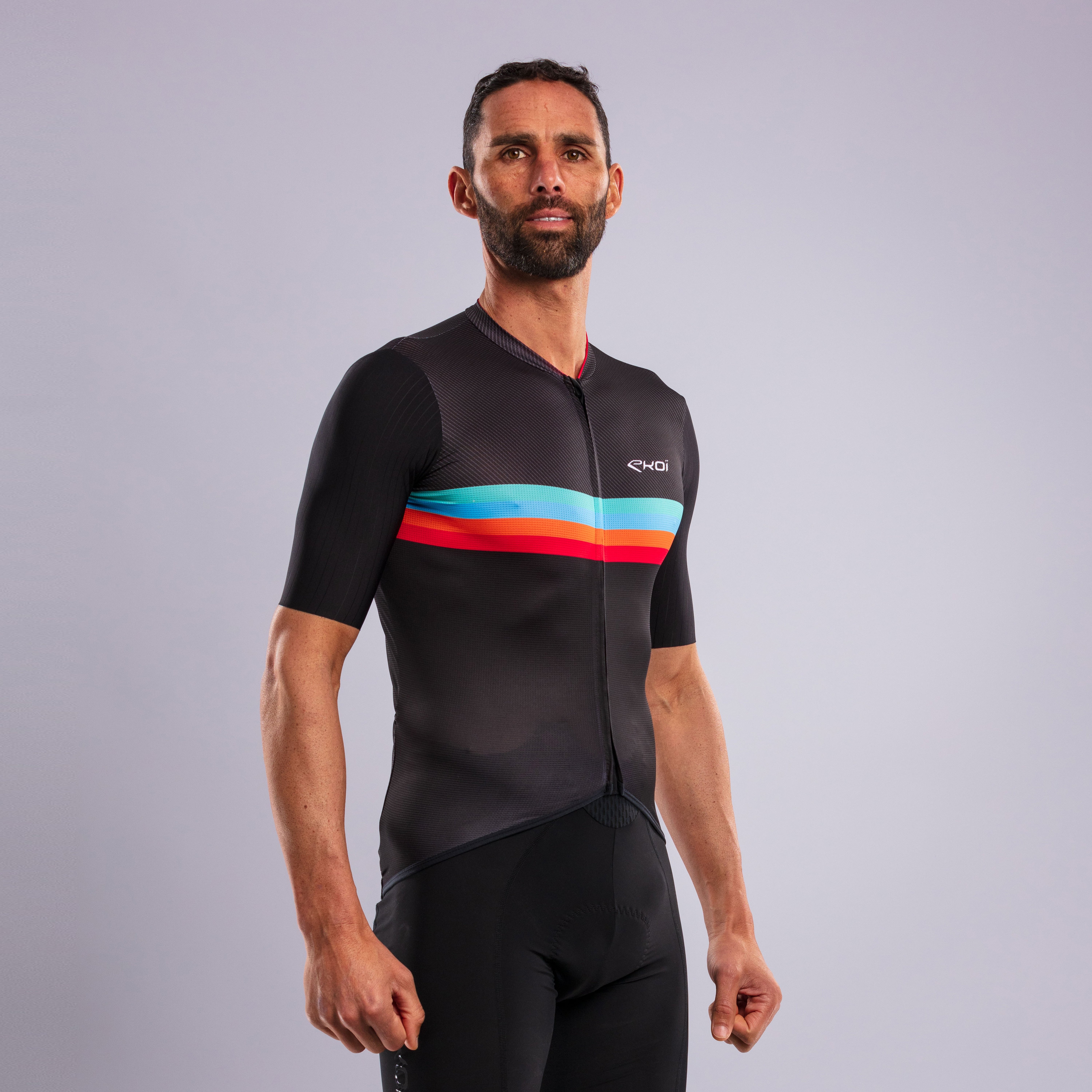 EKOI ROAD LINES Jersey Black