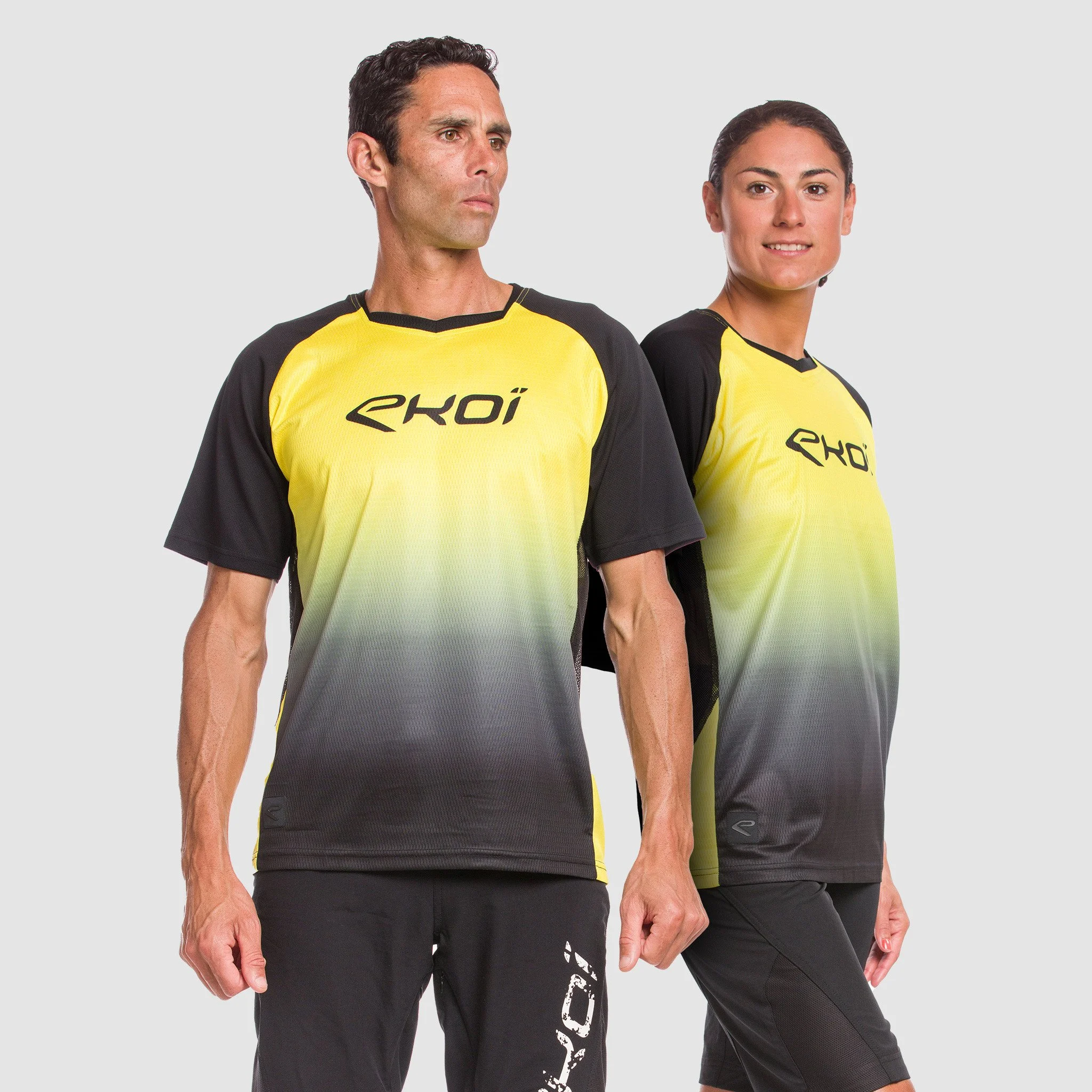 Short Sleeves Jersey EKOI MTB Black