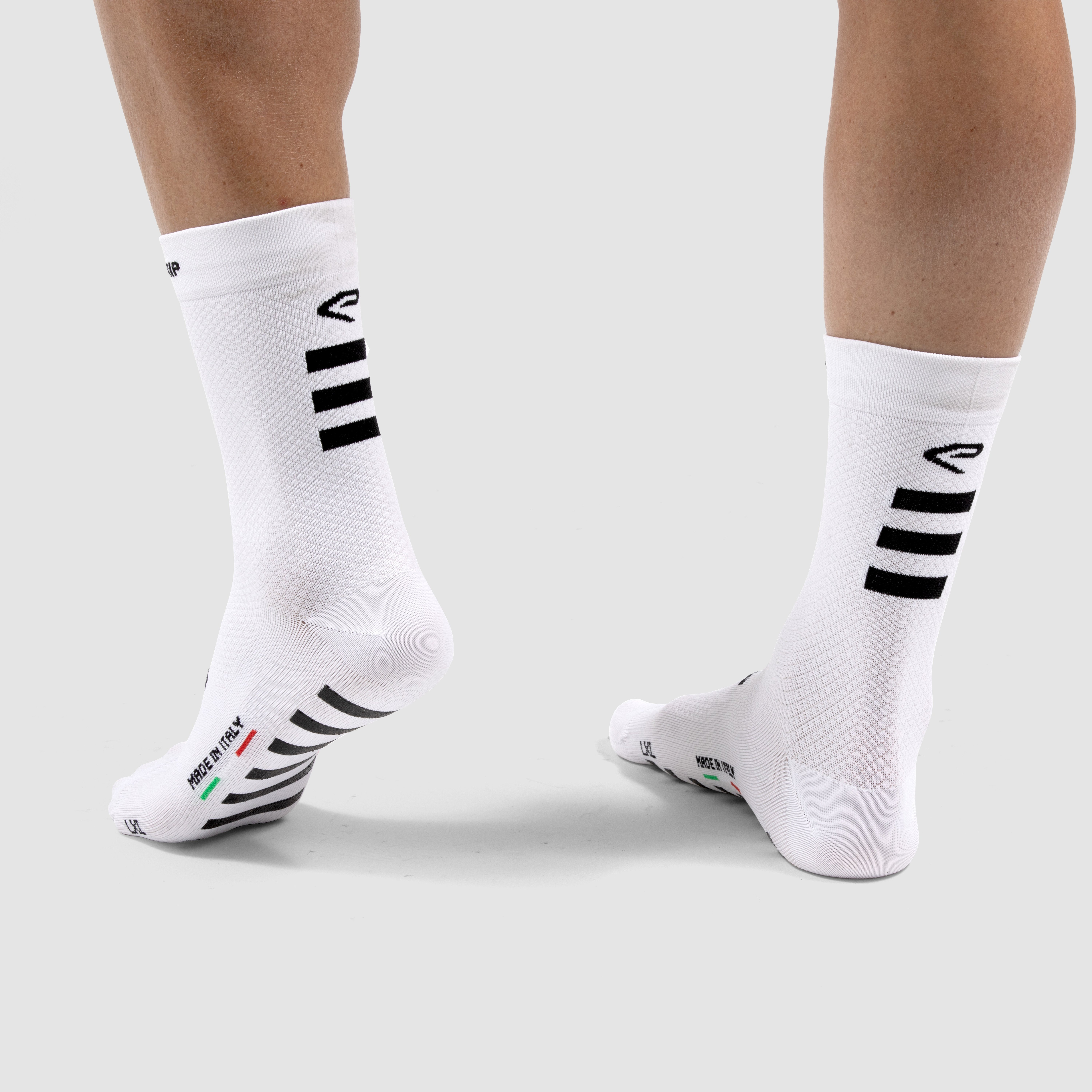 Chaussettes EKOI Racing POWER GRIP Blanc 18cm