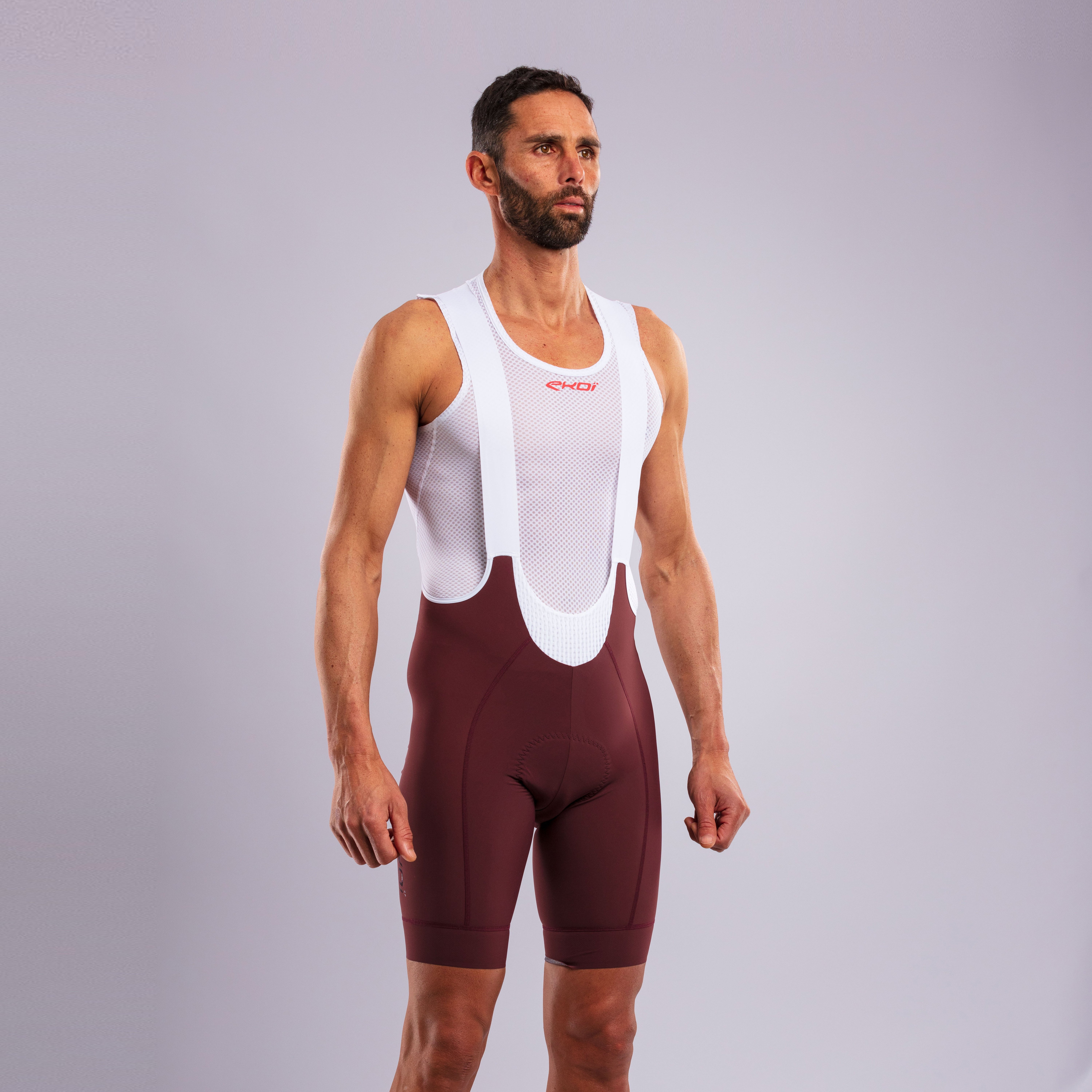 EKOI FAST DRY Bib Shorts Bordeaux